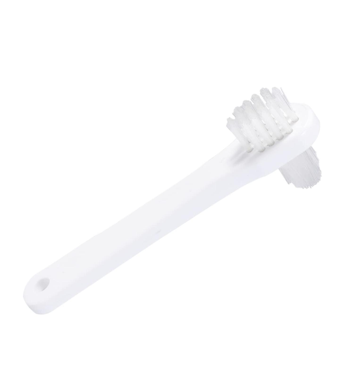 Buy Tovinanna 4-Piece Double-Headed Travel Toothbrush Set for Dentures | Pro Cleaning Tool for False Teeth | International Shipping Available - Buy Online on GoSupps.com