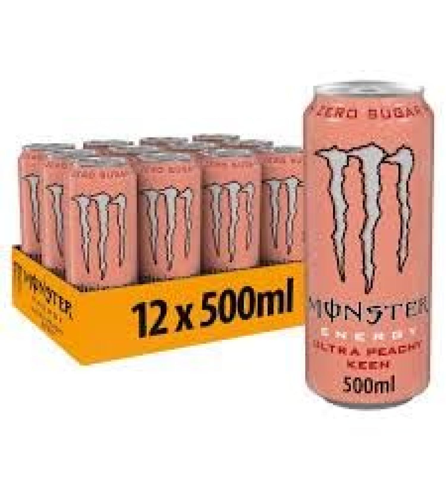 Wowboxme Monster Energy Drink - 12 x 500ml - Assorted Flavours
