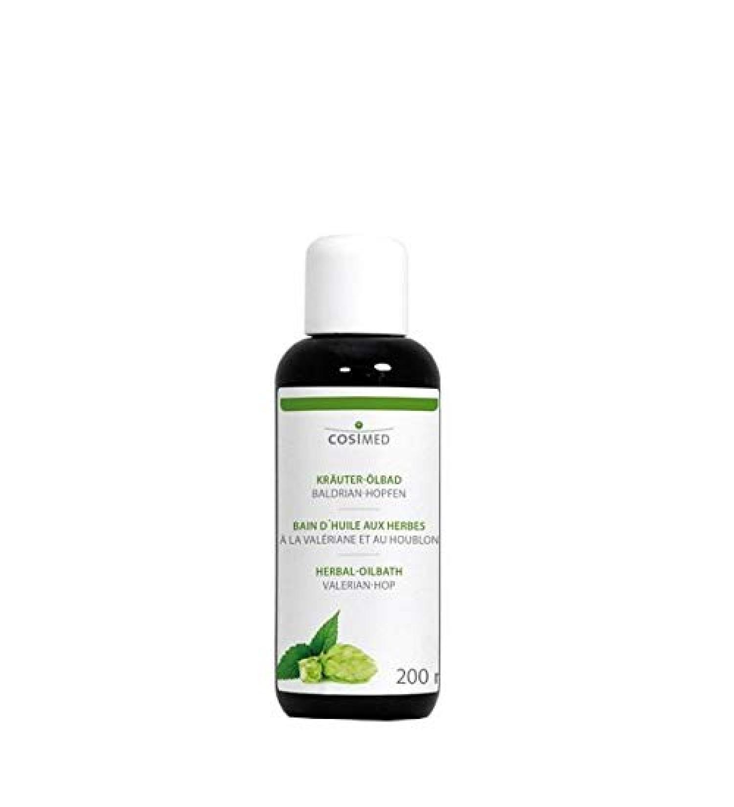 Herbal Oil Bath Valerian-Hops 200 ml Bottle Bath Additive