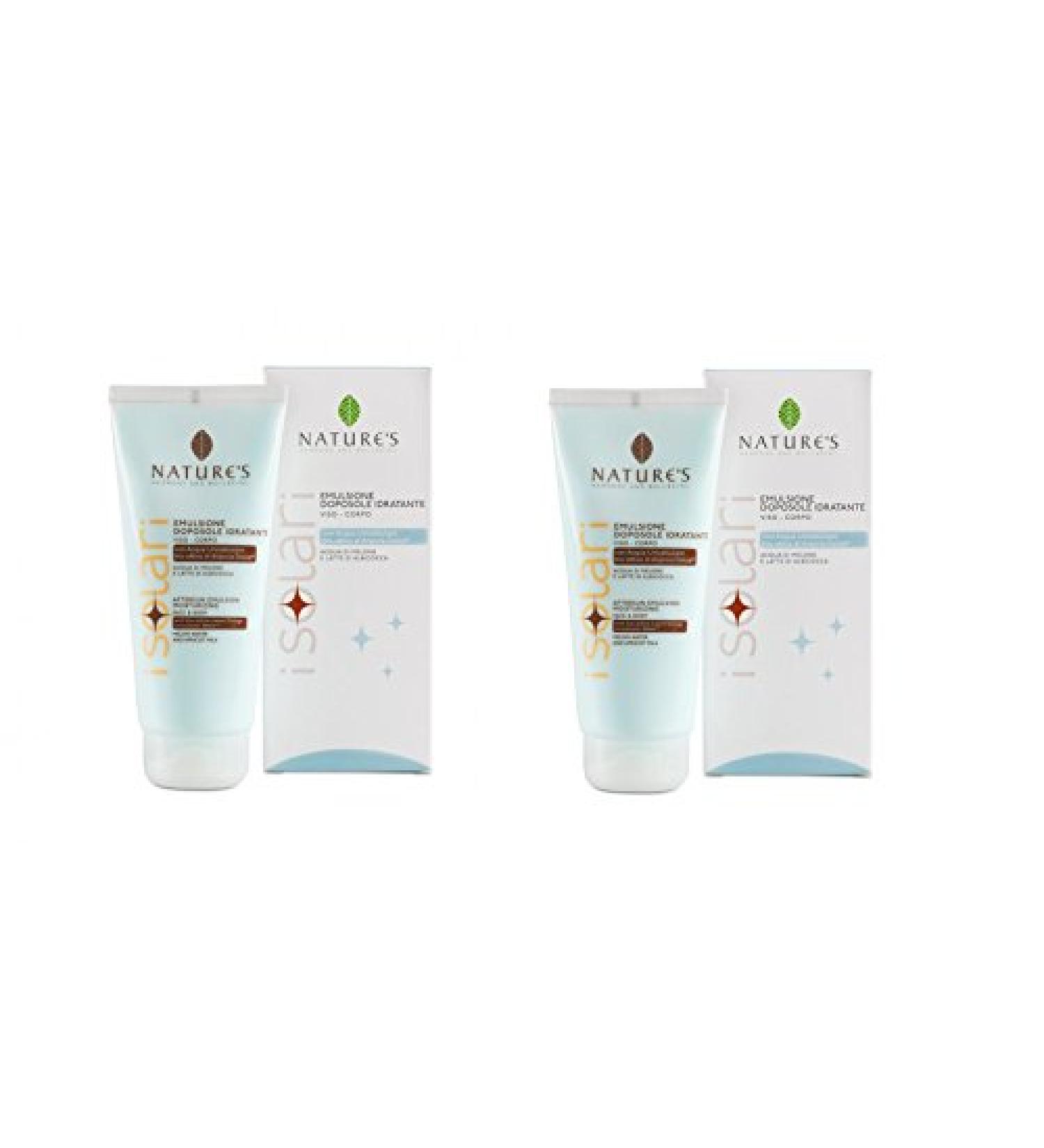NATURE'S - Les SOLAIRES EMULSION DOPOLES 2 PACKAGINGS OF 200 ML moisturizer for the face and body ext tanning - Buy Online on GoSupps.com