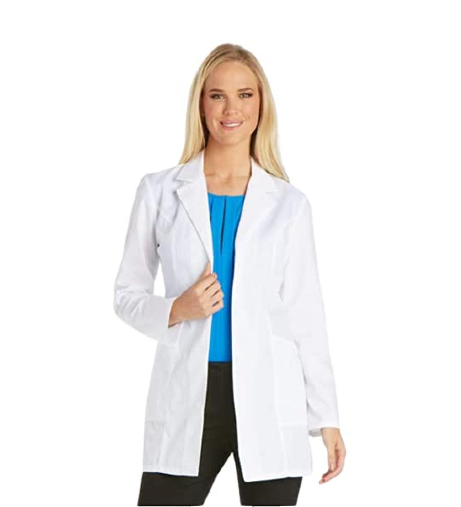 Cherokee Women Scrubs Lab Coat 32 2300 - Medium White - Buy Online on GoSupps.com