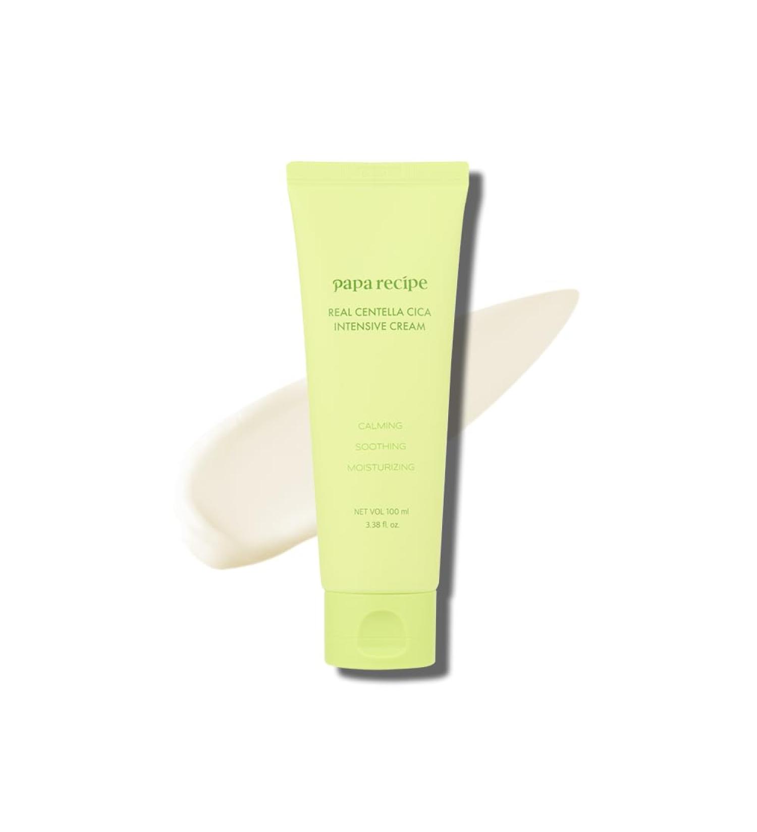 Papa Recipe Real Centella Cica Intensive Cream (100ml 3.38fl oz) - Skin Barrier Strengthening Deep Moisturizing Cream Centella + Ceramide Care Sensitive Skin Soothing Korean Skincare - Buy Online on GoSupps.com