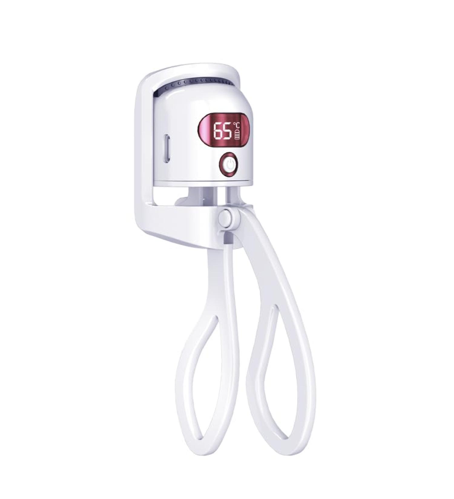 Rechargeable Heated Eyelash Curler - Fast Heat 4 Modes Anti-Burn LED Display - Long Lasting Mini Lash Curler for Perfect Lashes - Buy Online on GoSupps.com