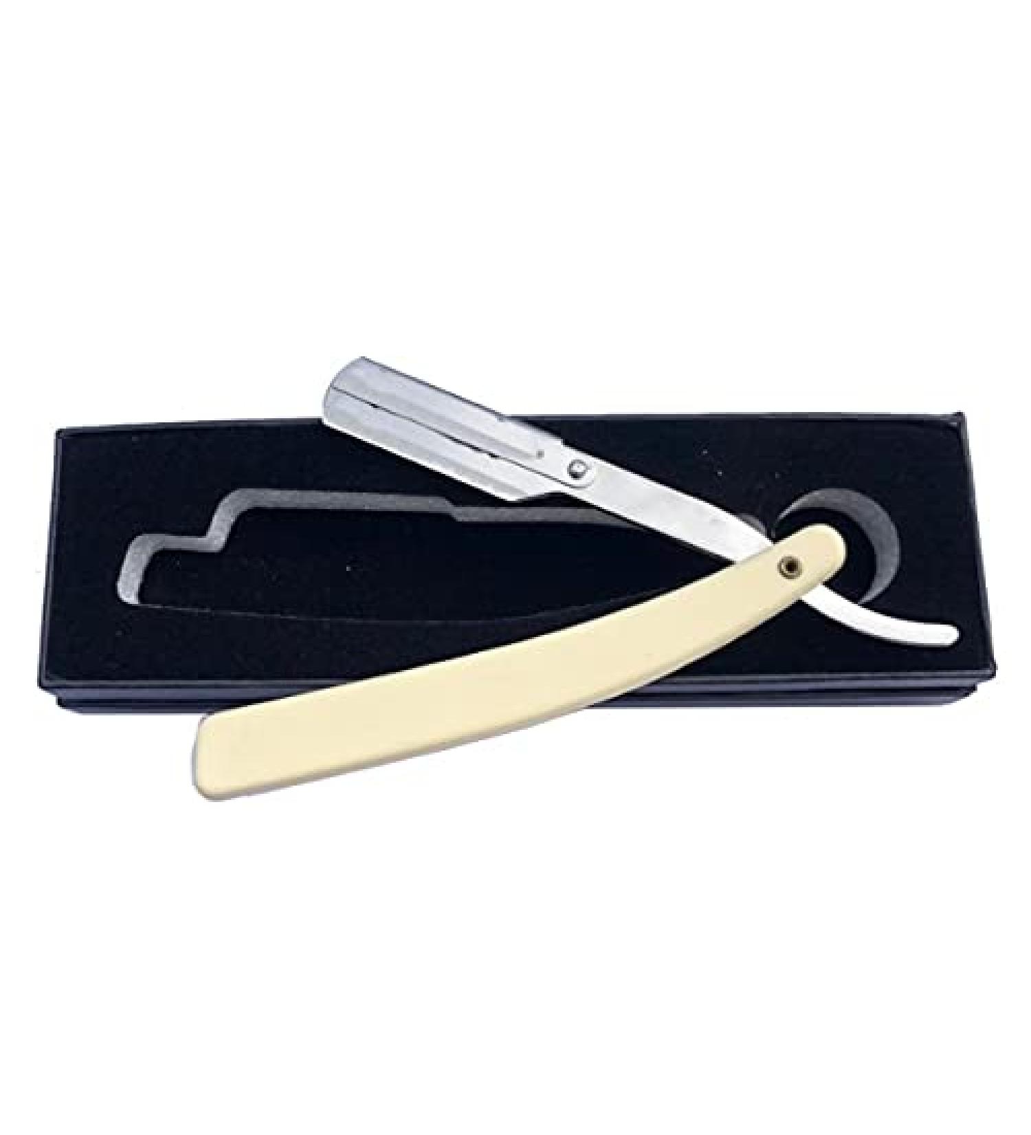 Disposable razor straight 21 cm for private and professional use