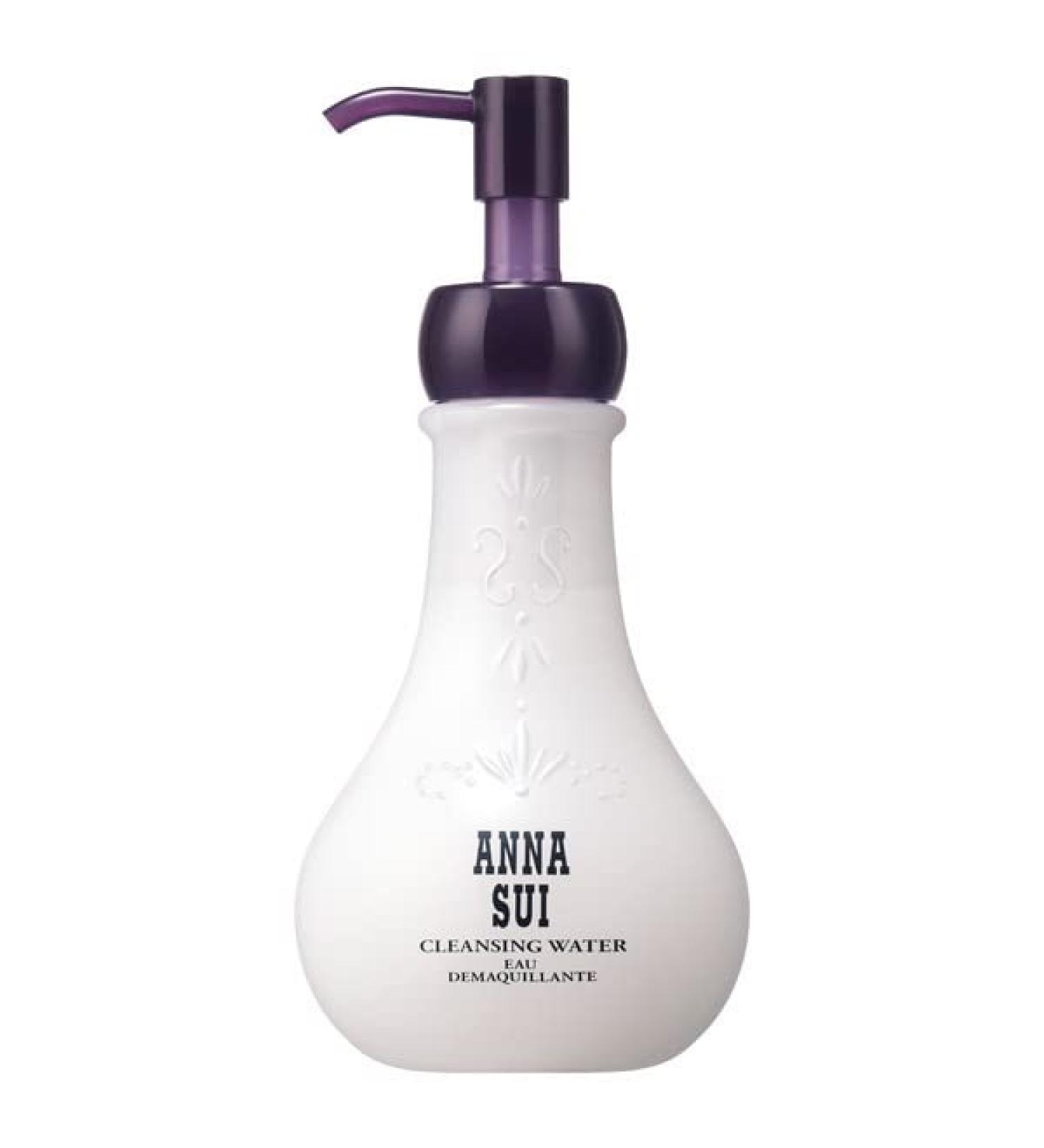 ANNA SUI Cleansing Water Moisturizing Makeup Remover to Cleanse and Melts Impurities and Makeup Botanical Extract Double Cleanse 6.7 Fl Oz
