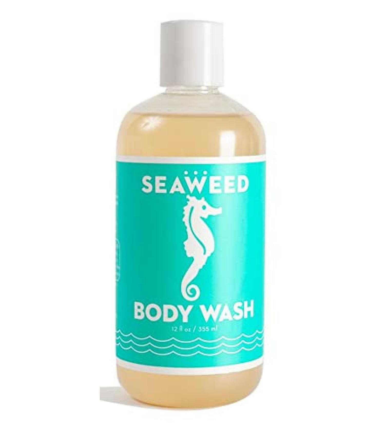Swedish Dream Organic SEAWEED Body Wash | No Sulfates Parabens or Silicones | Vegan | Cruelty Free | 12 fl oz 355 ml