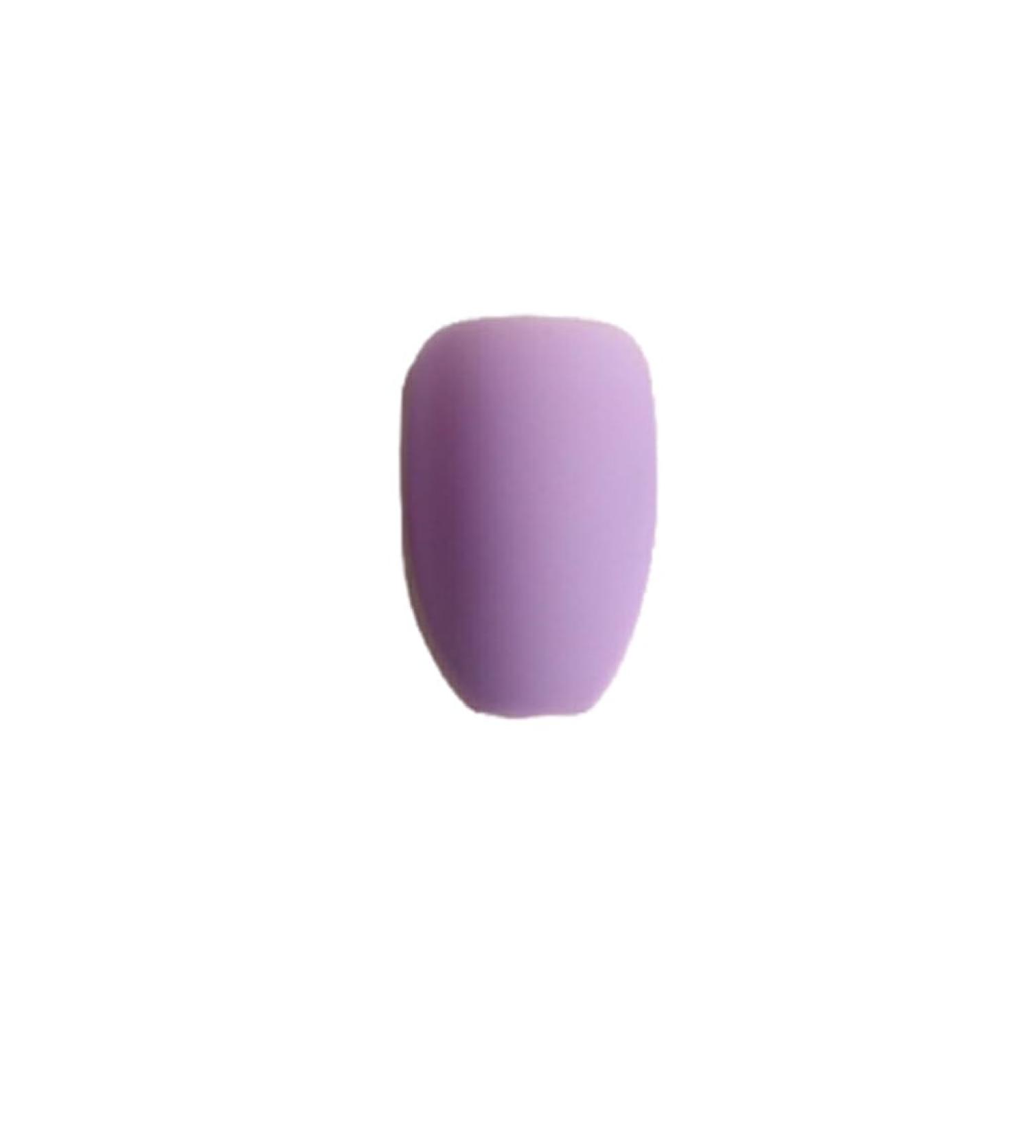 dijiusidy 1 Set Color Street Nail Strips Toe Files Matte Stick Solid Color Full Cover Art Decals Salon Supplies Decorations 13purple - Buy Online on GoSupps.com
