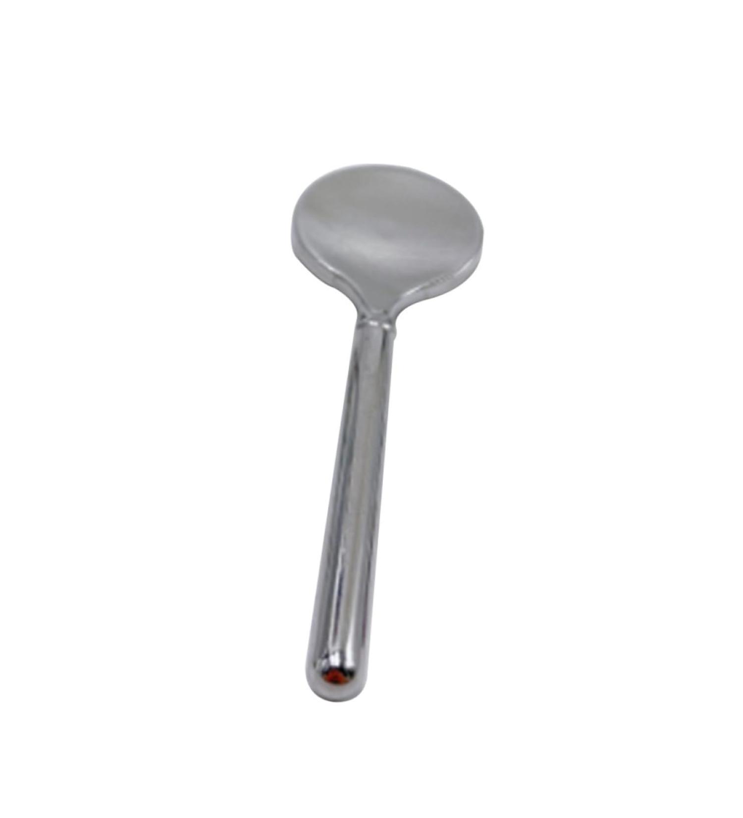 minkissy Cuill re Maquillage M tal Outil de Soin Facial R utilisable Petite Cuill re Cosm tique pour Application Pr cise de Cr mes et Masques 5.00X1.50X0.30CM argent - Buy Online on GoSupps.com