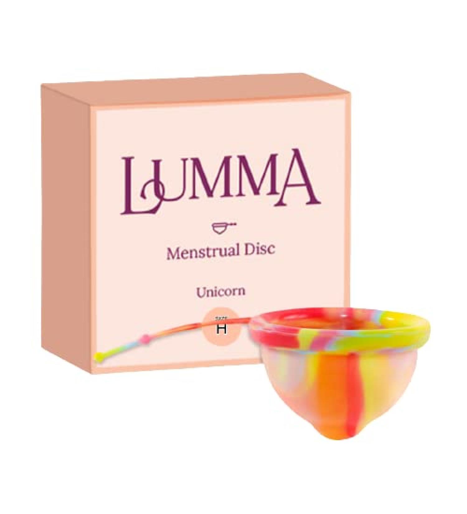 LUMMA Reusable Menstrual Disc | Leak-Free Period Care for High Cervix | Medical Grade Silicone | Menstrual Discs for All Flows | Feminine Care Alternative - Buy Online on GoSupps.com