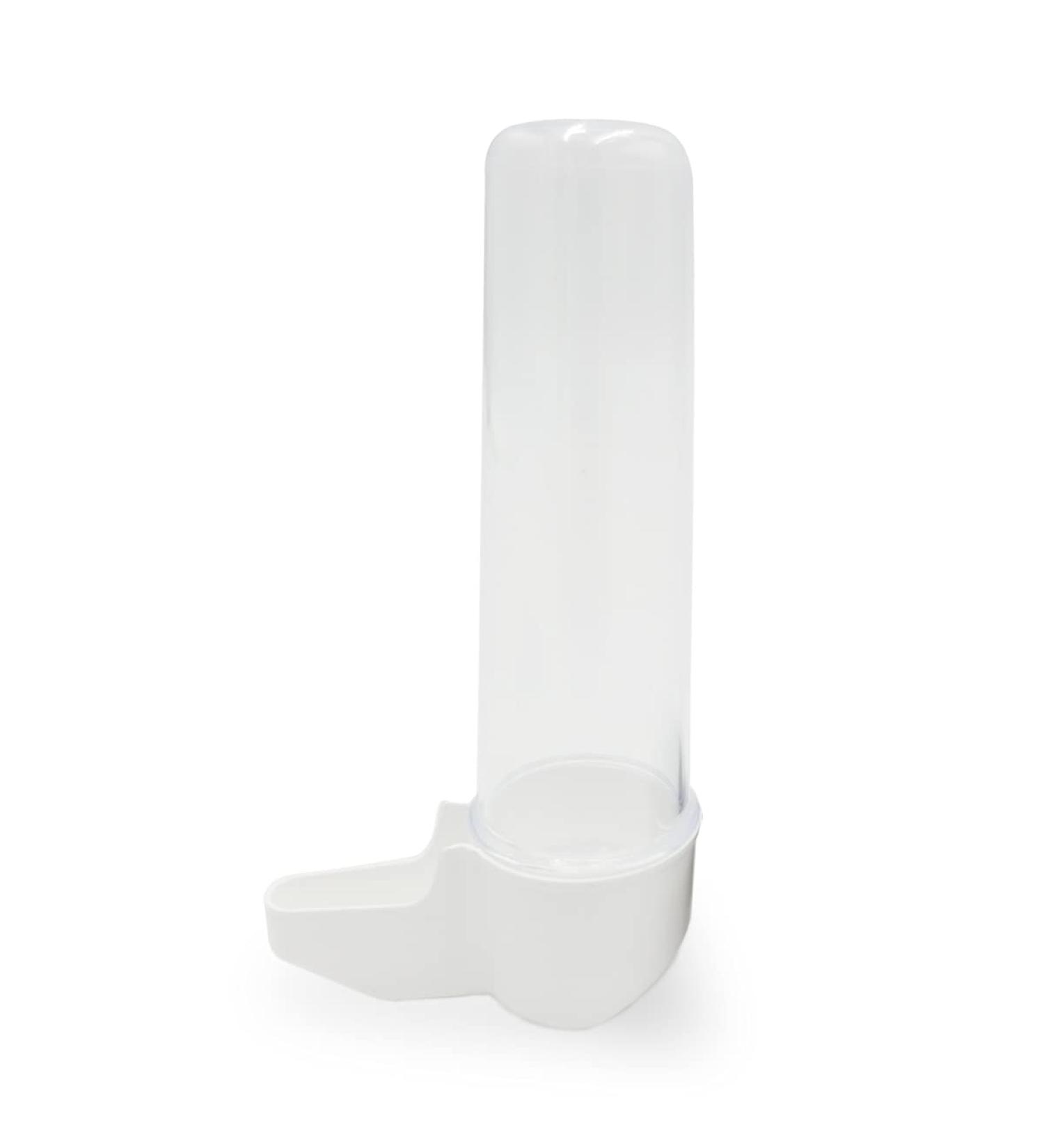 ZooPaul White Drinking Bottle & Tube for Bird Cages - Bowl Feeder Dispenser - Buy Online on GoSupps.com