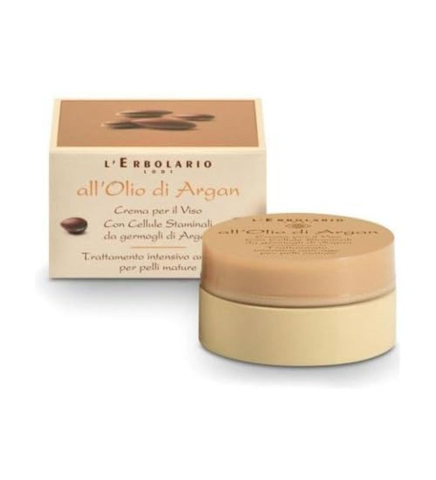 L'Erbolario Argan Oil Cream for Face Anti-Age Intensive Treatment for Mature Skin