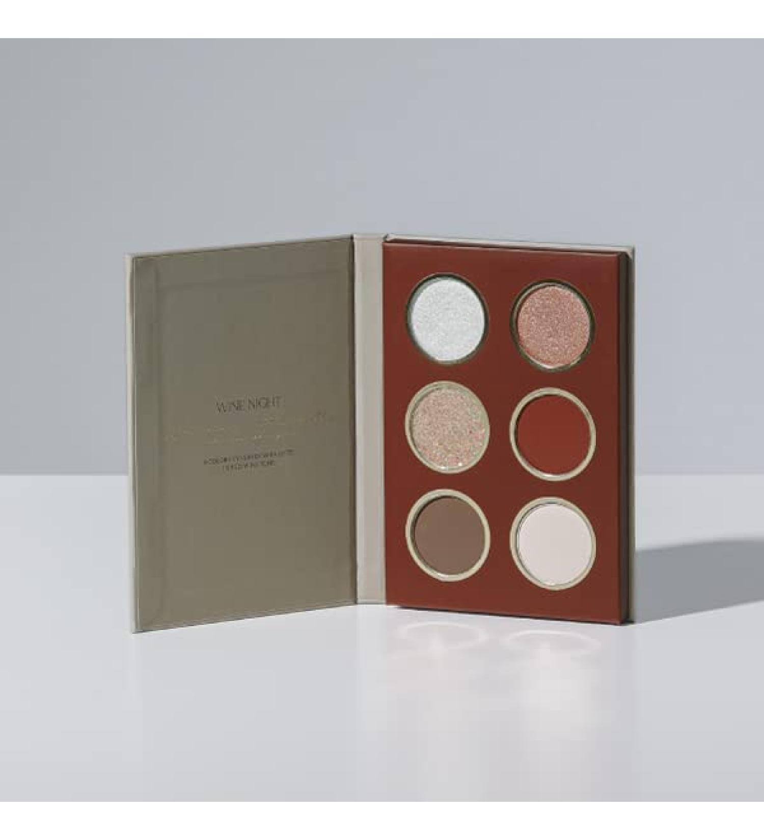 FreshO2 Ripened Collection Eyeshadow Palette - 6 Pigmented Wine Tone Colors | Vegan & Cruelty-Free | Velvety Texture | Made in Taiwan - Buy Online on GoSupps.com