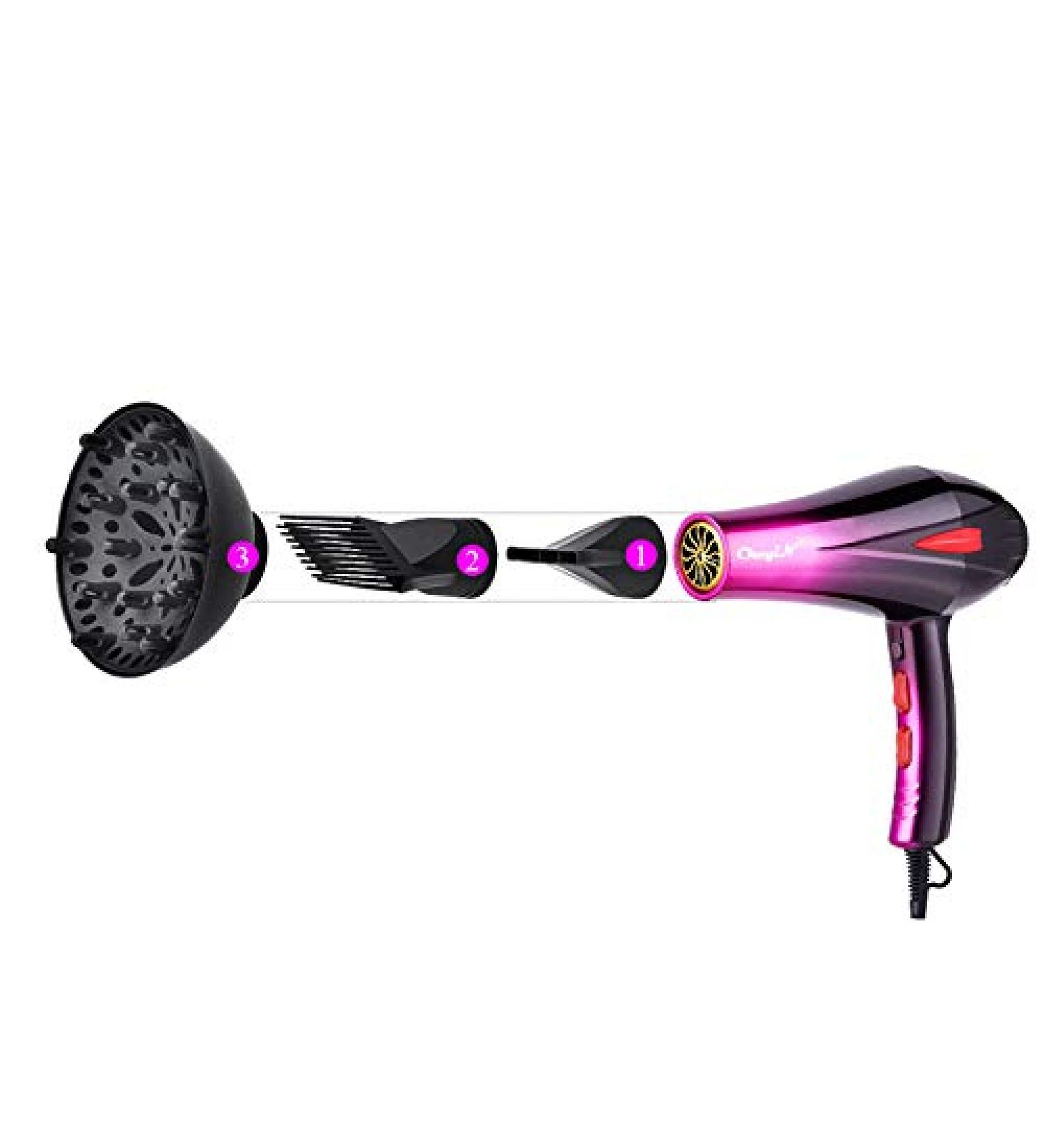 Professional Electric 4000W Travel Household Hair Dryer Hair Styling Tools Blow Dryer Hot and Cold Air Dryer Salon With Nozzle - Buy Online on GoSupps.com