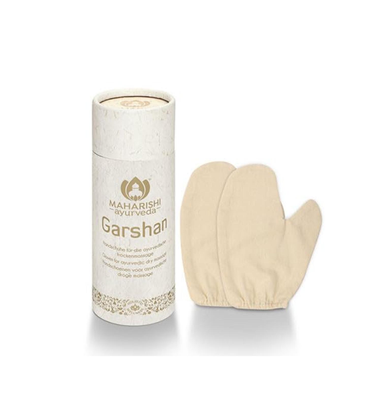 Maharishi Ayurveda Garshan Massage Gloves - Exfoliating & Revitalizing | Buy Online Worldwide - Buy Online on GoSupps.com