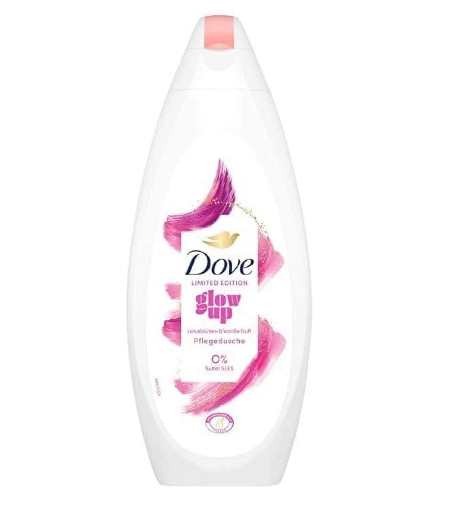 Dove Dove Glow Up 6-pack of caring shower gels with lotus flower and vanilla fragrance - Glow Up - 250 ml