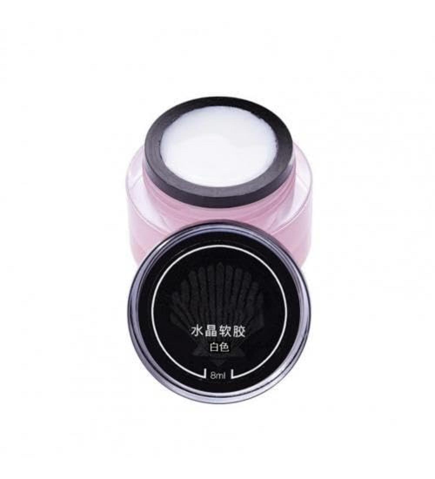 Long Lasting Gel Polish Nail Top Gel Colorful Fast Dry Easy-Cleaning PVC Gypsum Gel for Beauty Manicure UV Gel Lacquer - (Color: White) - Buy Online on GoSupps.com