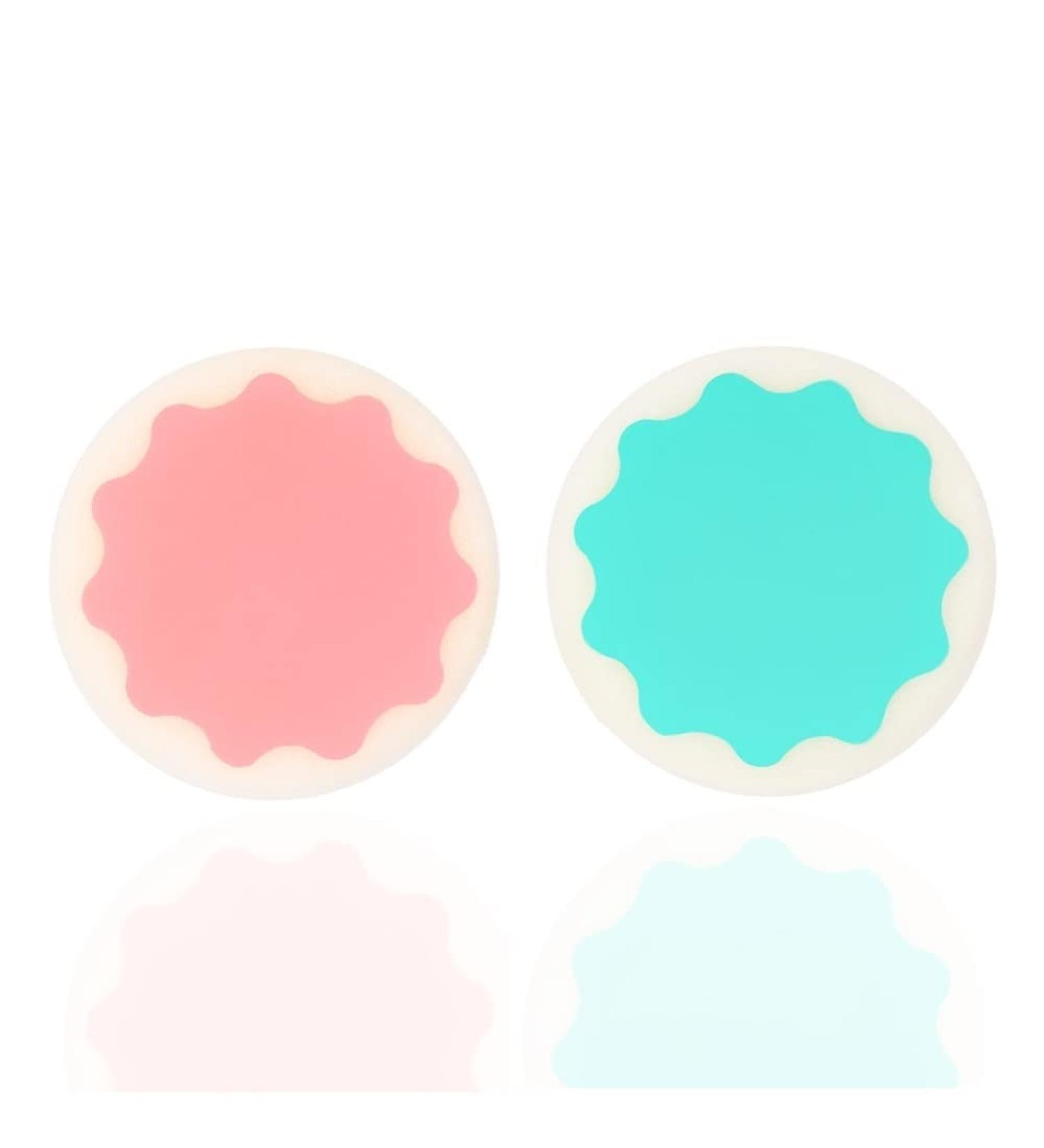 2PC Painless Hair Removal Sponges - Double-Sided Depilation Pad for Face Arms & Legs | Smooth Skin Solution - Buy Online on GoSupps.com