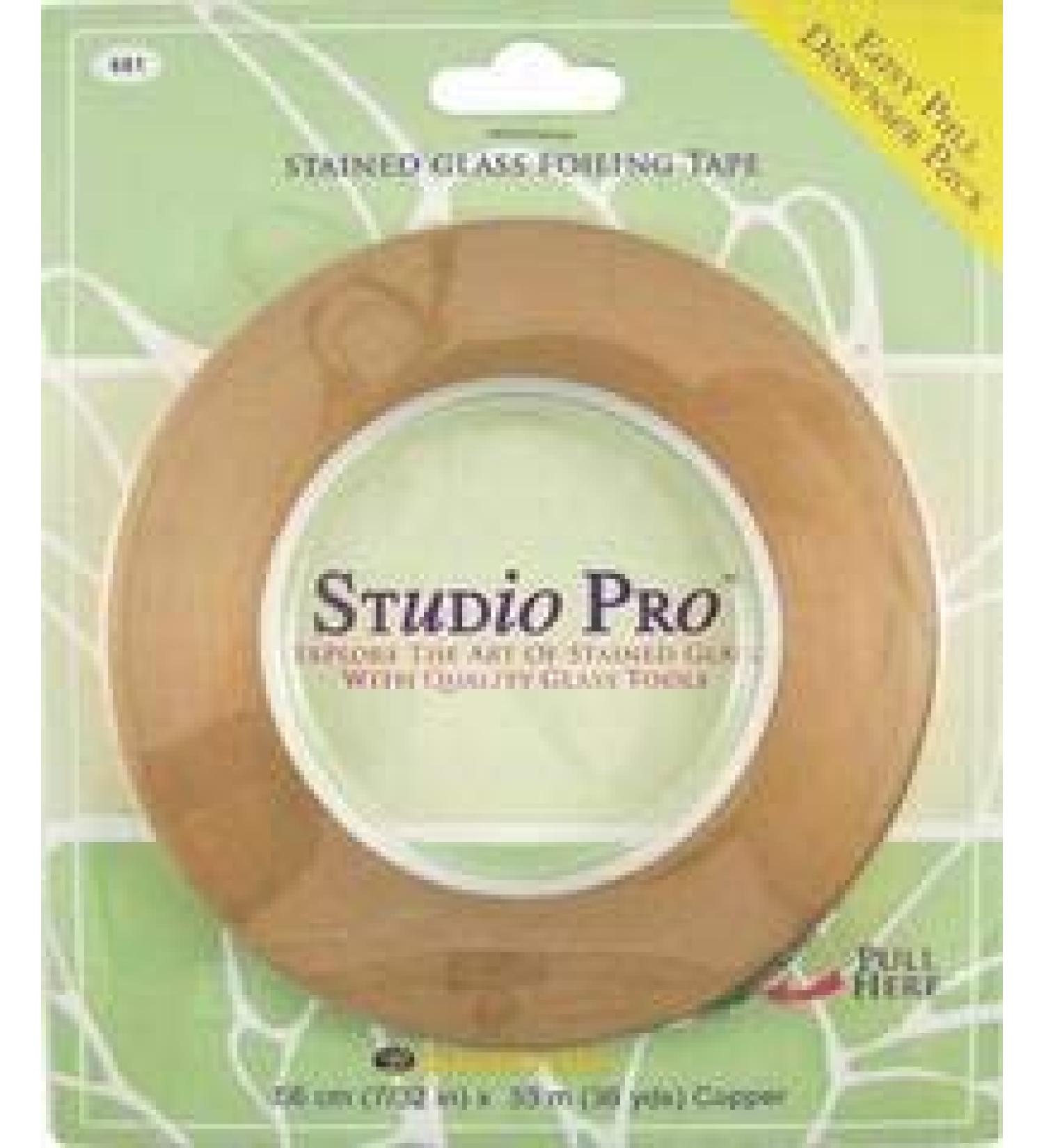 Studio Pro 7/32-Inch Copper Foil - High-Quality Stained Glass Supplies - Buy Online on GoSupps.com