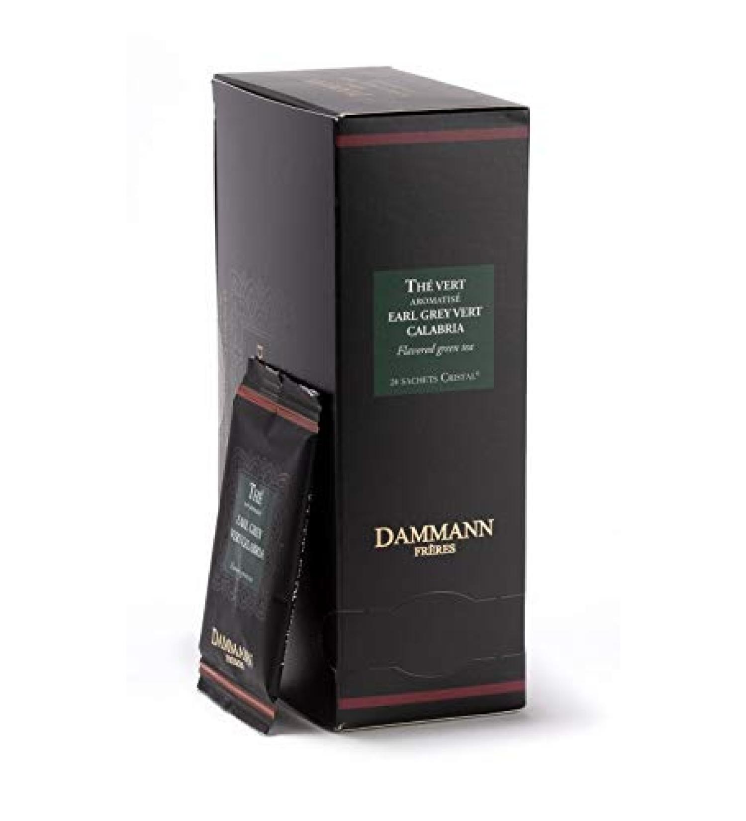 Dammann Fr res - Earl Grey Vert Calabria - 24 sachets individuels