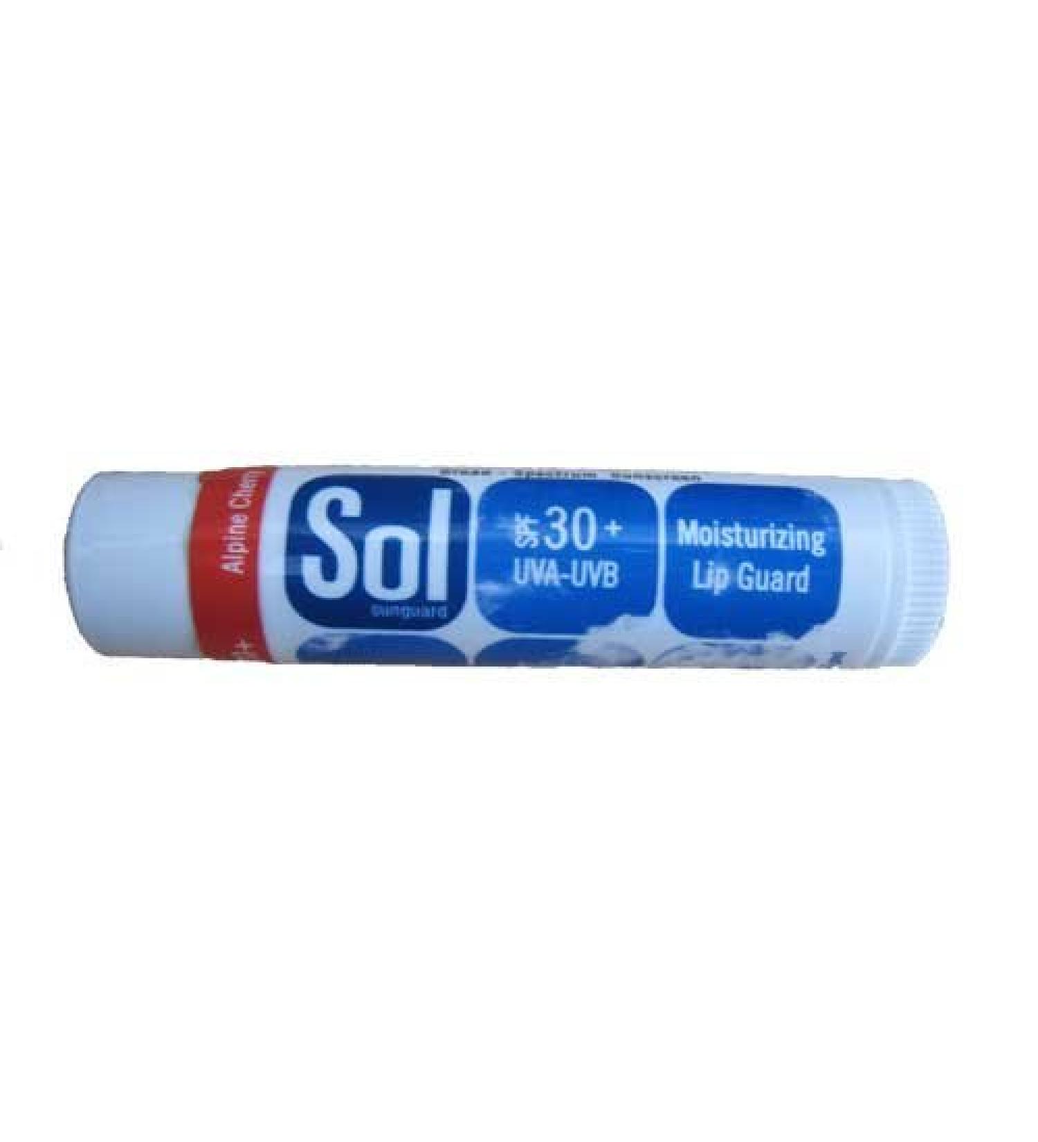 Sol Sunguard Lip Balm with SPF (Organic Unflavored SPF 15)
