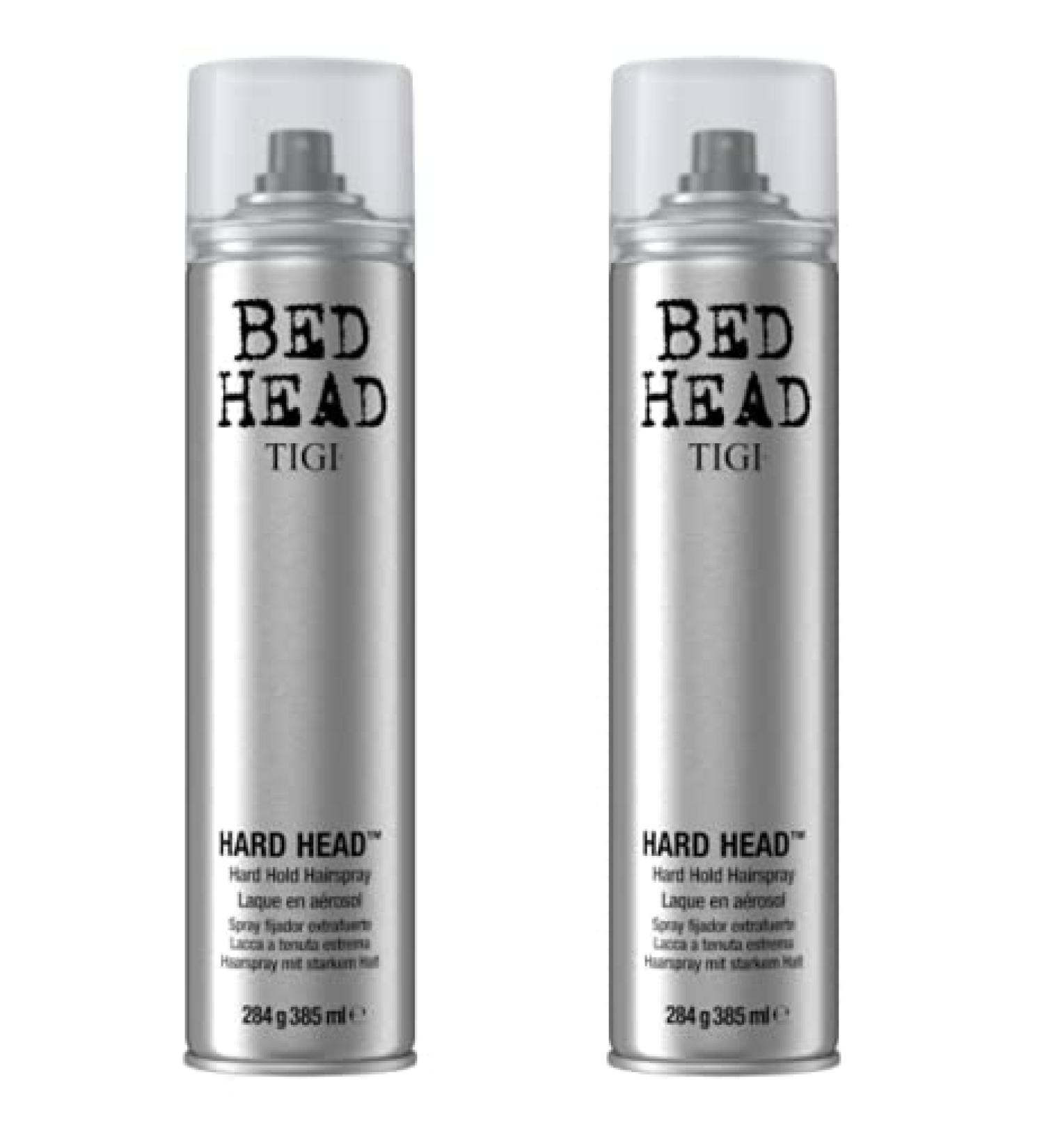 Tigi Bed Head Hard Head Extra Strong Hold Hairspray 10.6 Oz (Pack Of 2) 10.6 Fl Oz (Pack of 2)