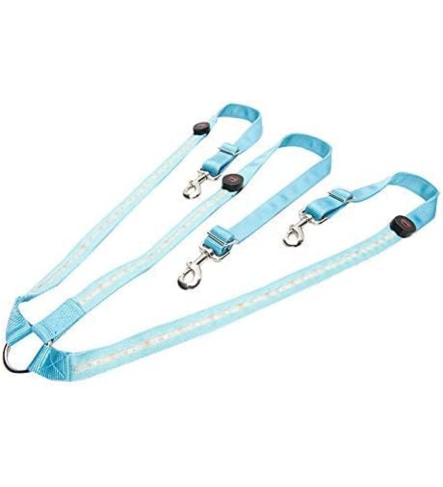 LED Horse Tail Light Chest Collar for Horses Best Visibility When Riding Adjustable Robust And Comfortable Safety Equipment for Equestrian Sports (Blue) - Buy Online on GoSupps.com