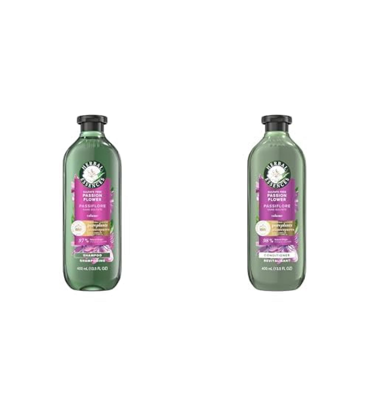 HERBAL ESSENCES PURE PLANTS PASSION FLOWER SHAMPOO & CONDITIONER PACK 400 ML EACH