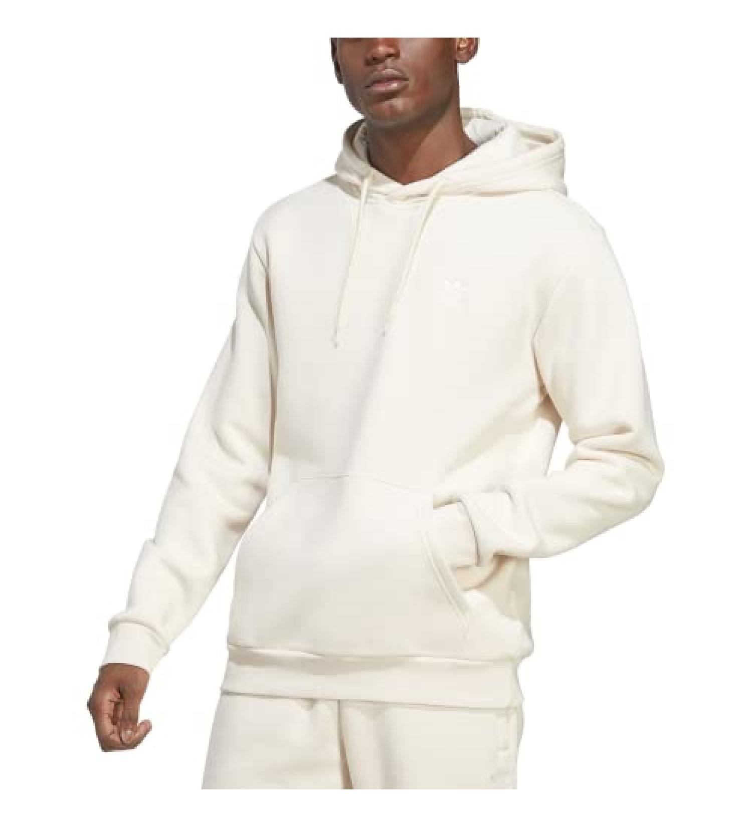 adidas Originals Men's Trefoil Hoodie - Medium Wonder White - Buy Online on GoSupps.com