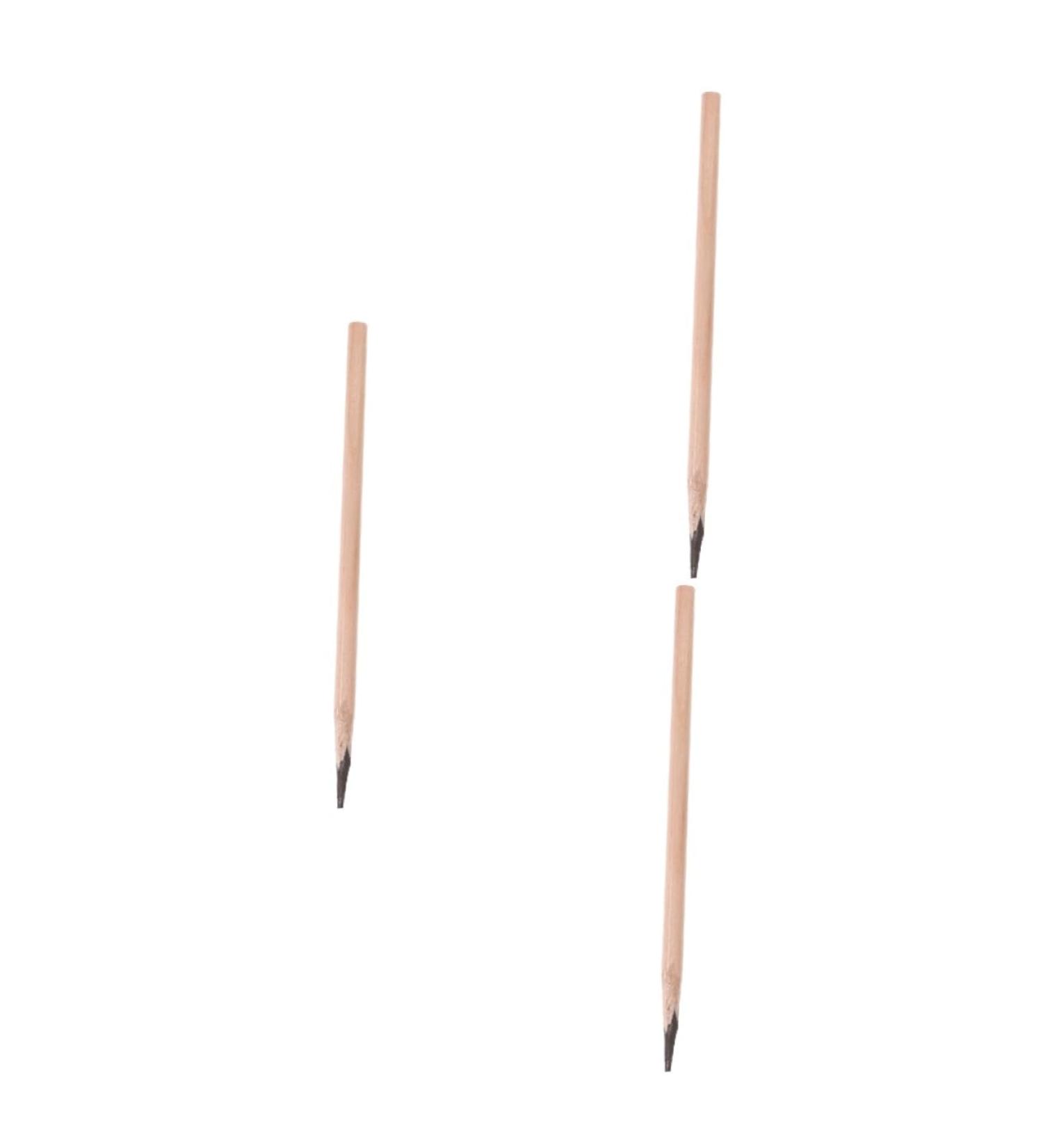 BIUDECO 3pcs Pencil Brow Pen Portable Brow Pencil Wood Brow Pencil Coffee Wooden - Buy Online on GoSupps.com