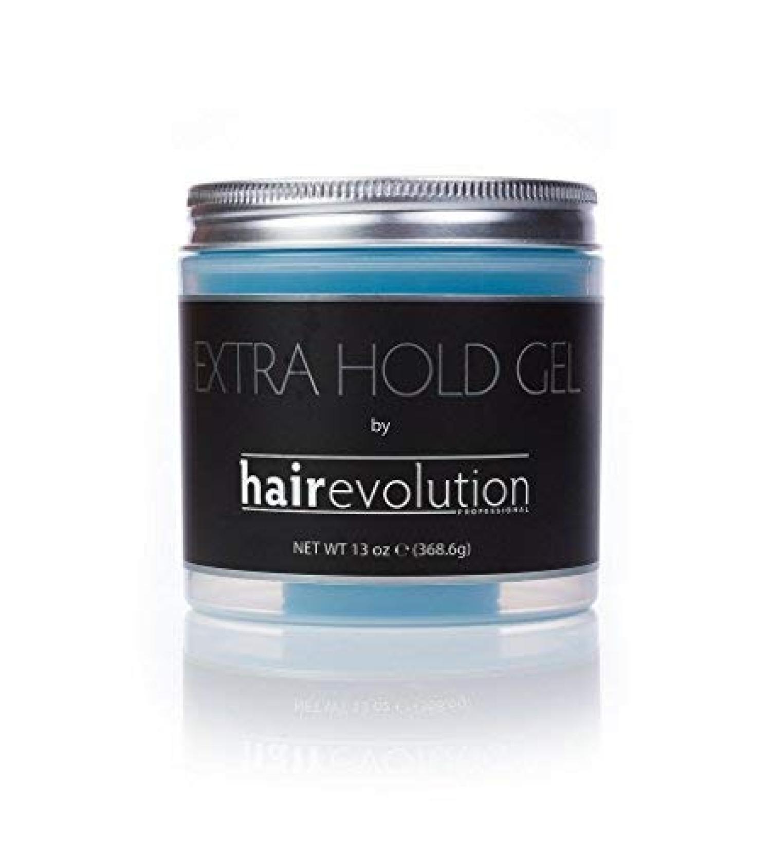 Hairevolution Extra Hold Gel 13 Oz - Lightweight Formula, No Flakes - Buy Online on GoSupps.com