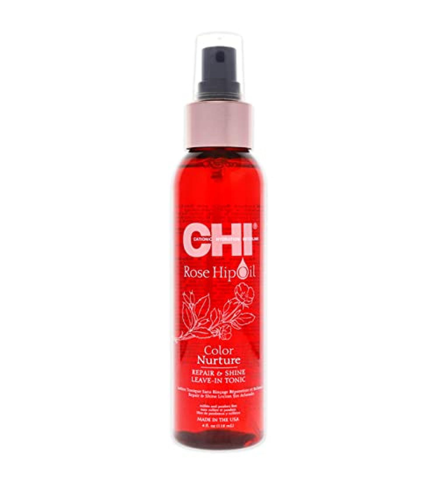 CHI Rosehip Repair & Shine Leave-In Tonic, 4 FL Oz 6 Fl Oz (Pack of 1)