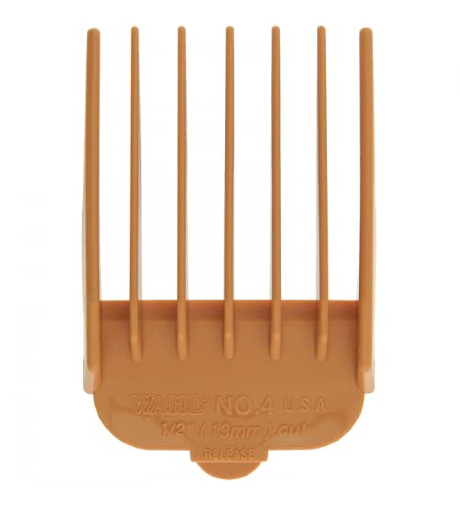 Wahl Professional 4 Color Coded Guide Comb Attachment 12 (13 mm) - 3144-1003 - Orange - Ideal for Stylists and Barbers - Buy Online on GoSupps.com