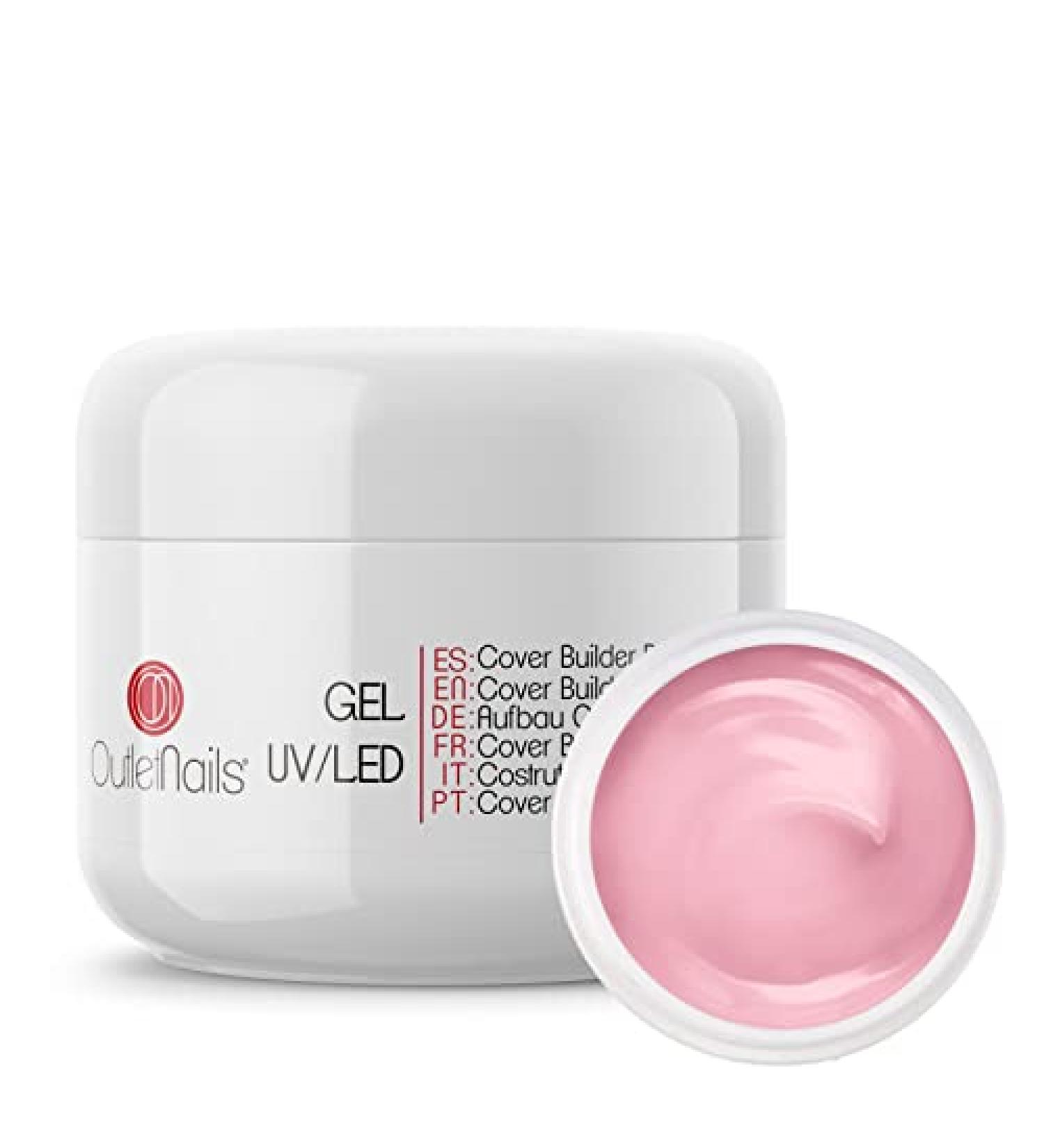 UV Gel Cover Builder Pink 50ml | Premium UV/LED Gel for Perfect Gel Nails - Outlet Nails - Buy Online on GoSupps.com