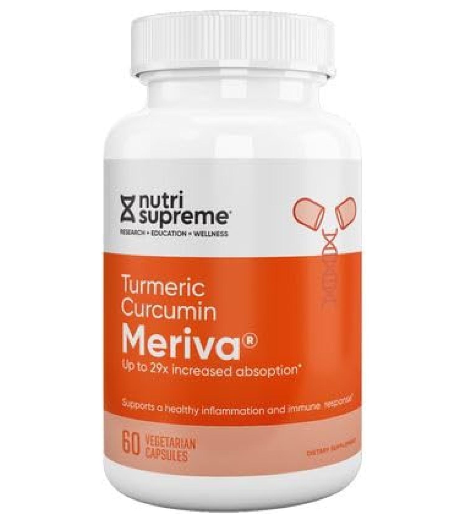 Nutri-Supreme Research Turmeric Curcumin Meriva - 60 Capsules