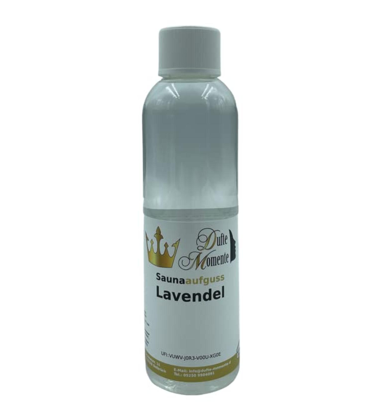 Buy Lavender Sauna Infusion Concentrate 250ml - Aromatic Relaxation in PET Bottle with Dropper Cap - Buy Online on GoSupps.com