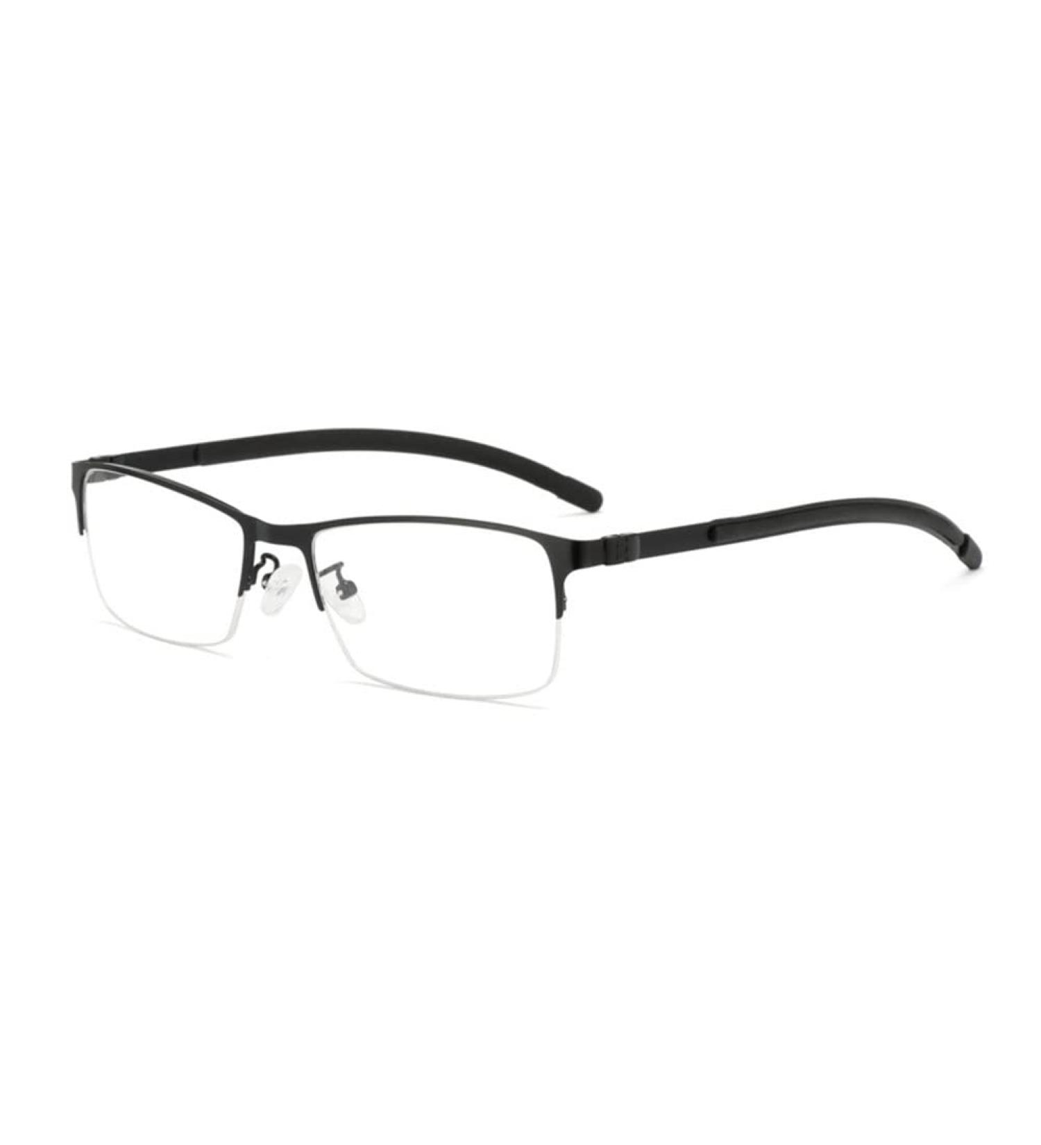 Nipan Men's Photochromic HD Sunglasses - 1.56 Aspherical Harz Lens Metal Frame Diopter +0.25 to +3.0 - Perfect Reading Glasses for Stylish Vision - Buy Online on GoSupps.com