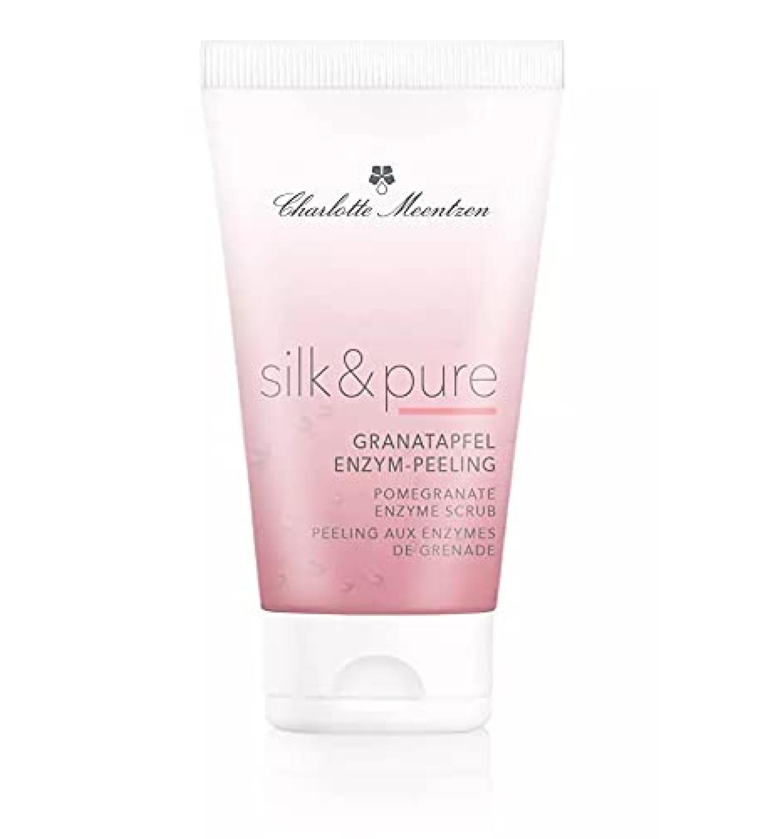 Charlotte Meentzen Silk & Pure Pomegranate Enzyme Peeling 50ml - Exfoliating Skin Treatment for Radiant Complexion - Buy Online on GoSupps.com