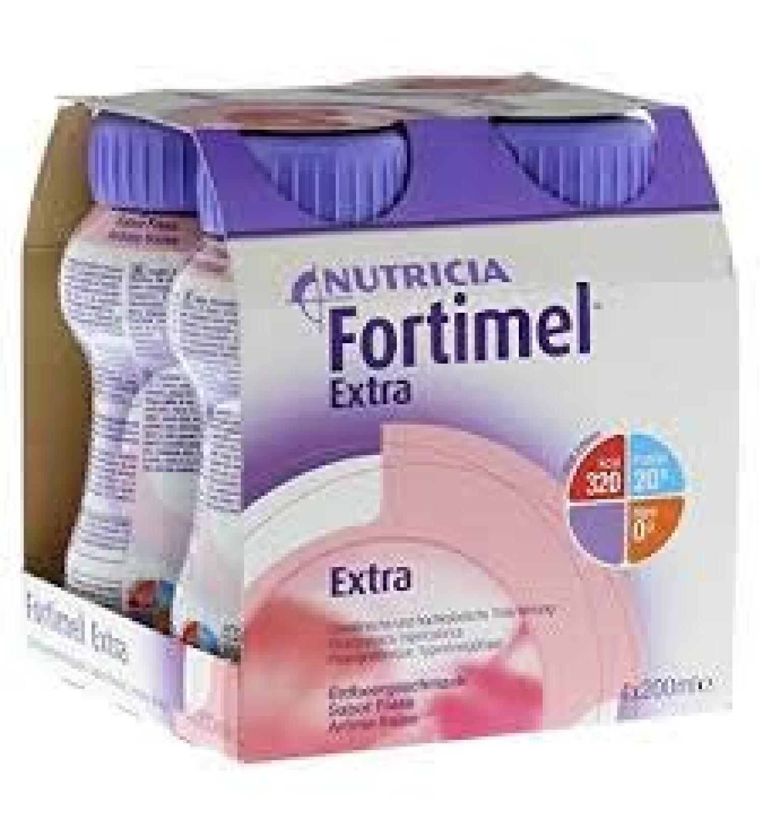 Fortimel Ext Strawberry 200 ml 1 x 24 Code: 504088