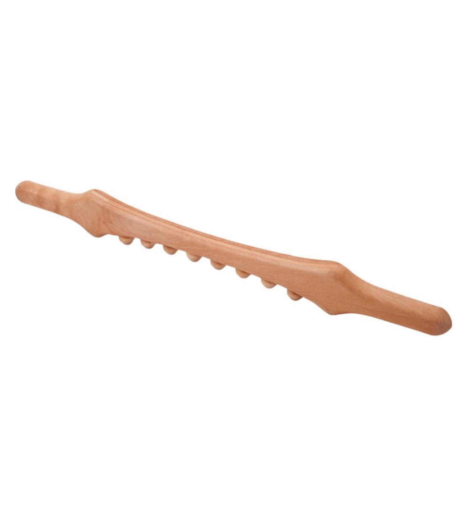 Osaladi Gua SHA Massage Tool - Wooden Reflexology Roller for Total Body Relief Abdominal & Neck Massage - Buy Online on GoSupps.com