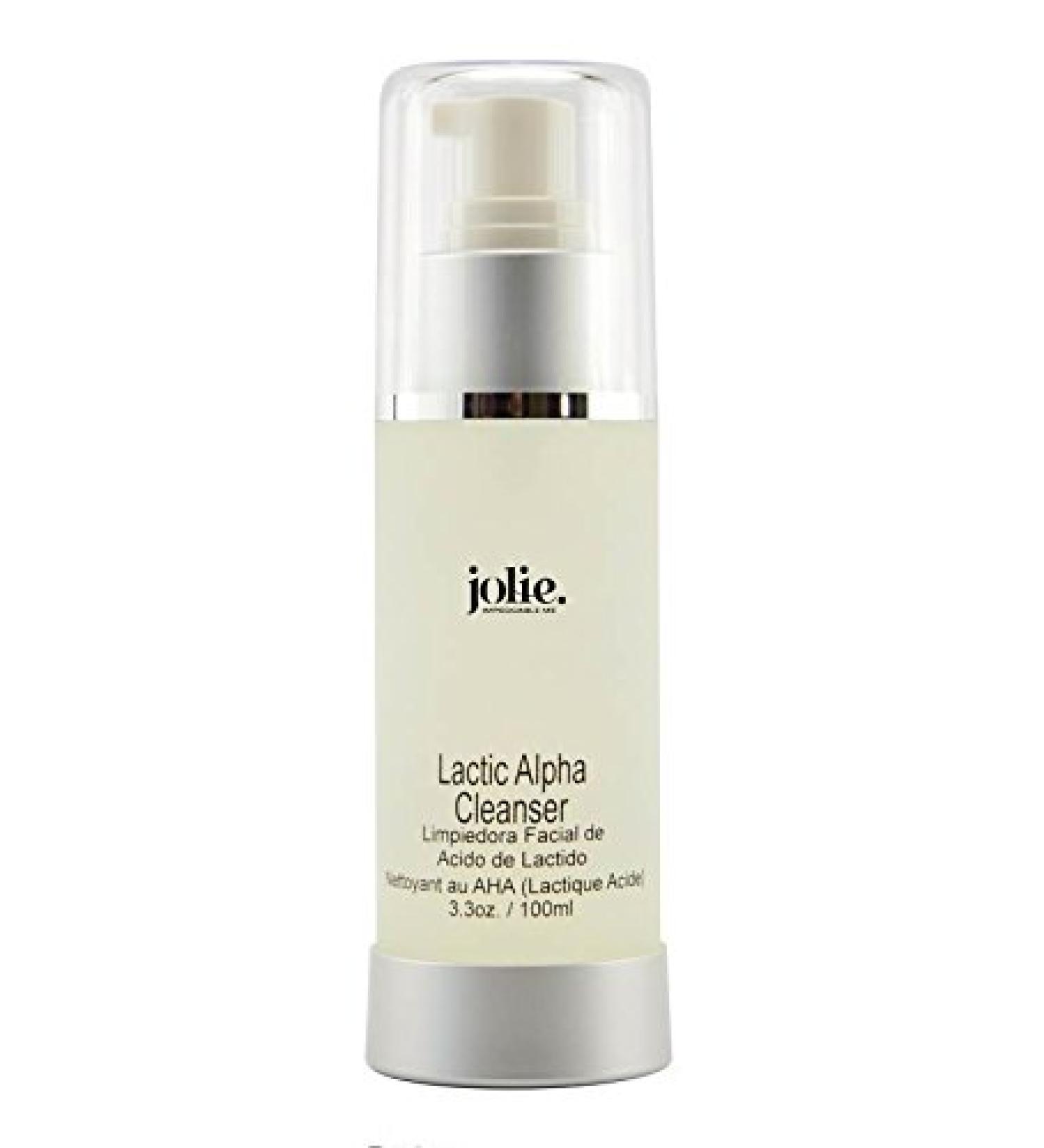 Jolie Lactic Alpha Facial Cleanser - Light Foaming Gel Face Wash Oily/Combination Skin