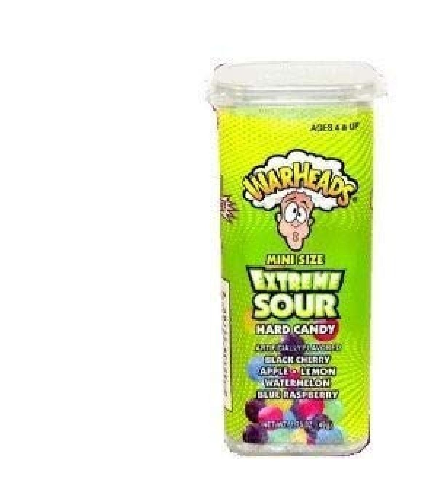 Warheads Warheads Extreme Sour Hard Candy Mini 49g (Pack of 18)