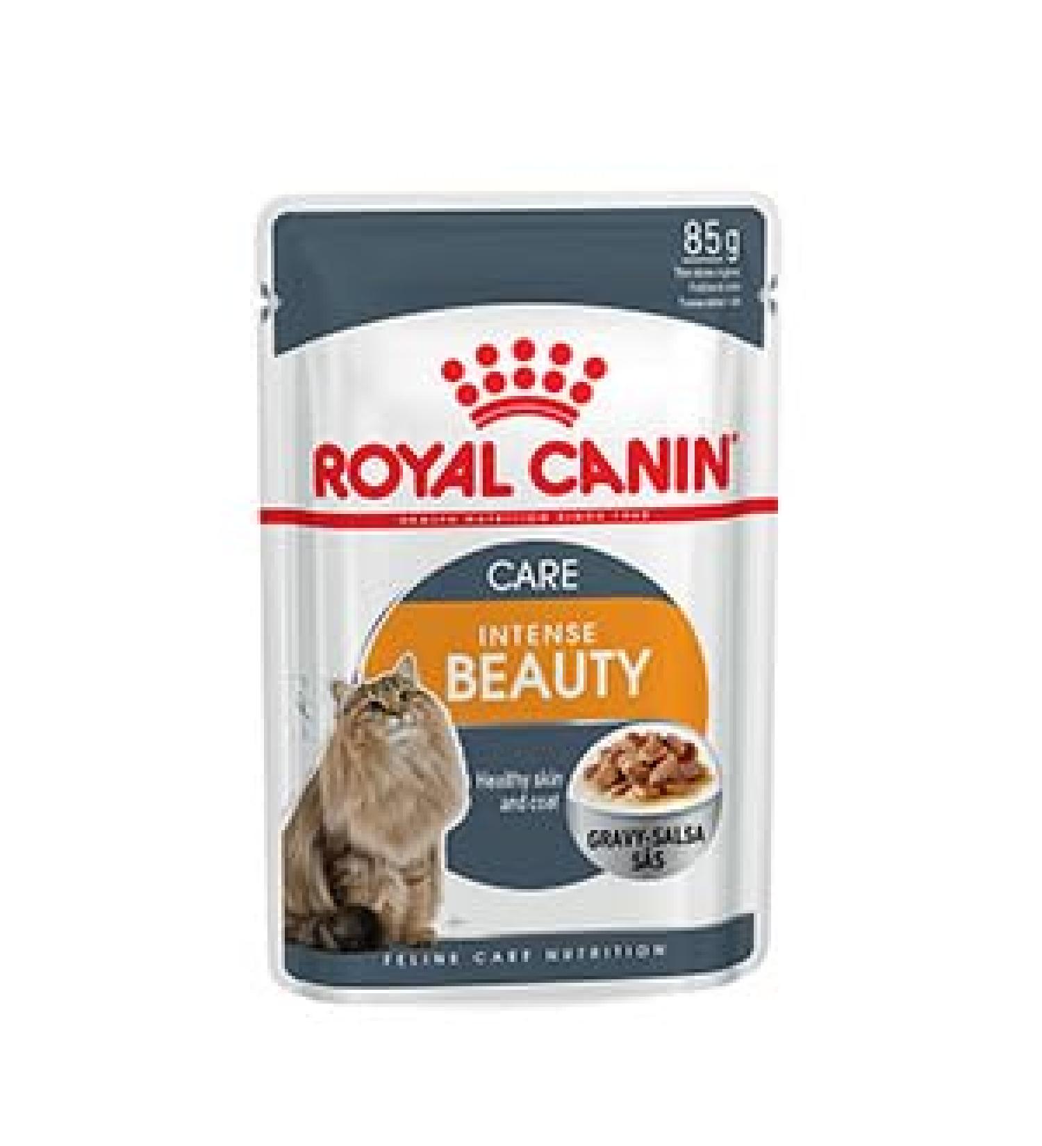 Royal Canin Hair & Skin Adult Wet Cat Food In Gravy 48 x 85g - Buy Online on GoSupps.com