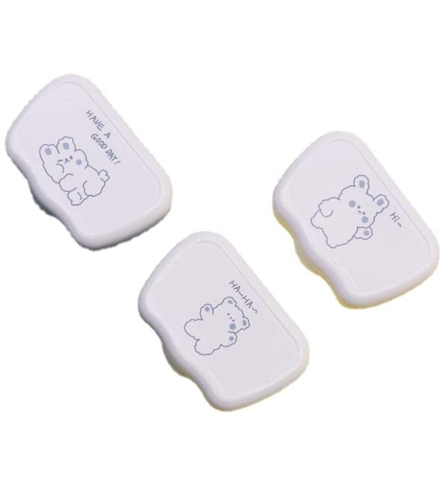 Buy Miedeon Cute Multi-Colored Contact Lens Container Set - 4 Fashionable Etuis for Travel | Durable & Stylish Storage Solution - Buy Online on GoSupps.com