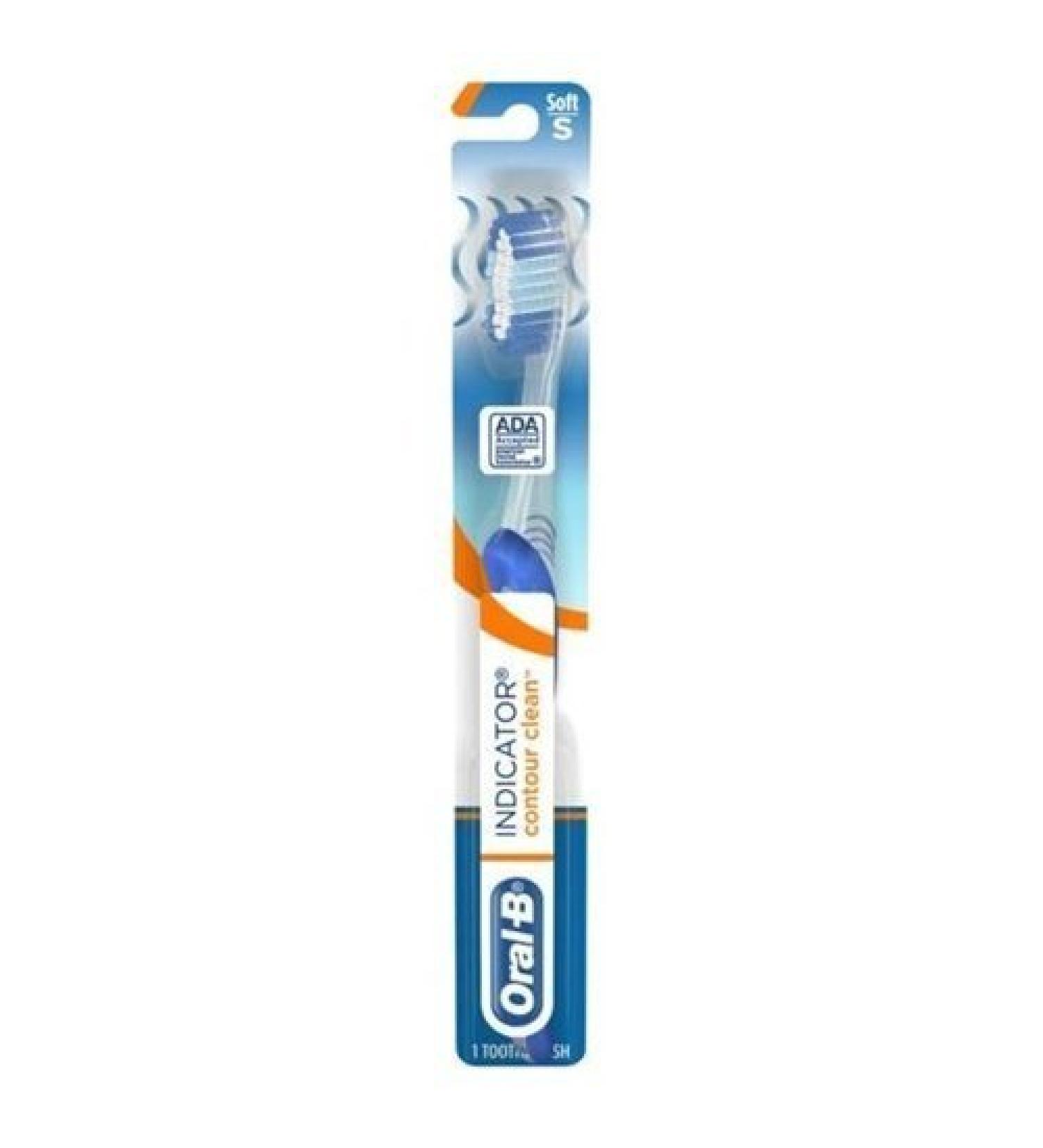 Oral B Indicator Contour Clean Toothbrush  Soft  Number 40 Toothbrush  Pack of 1