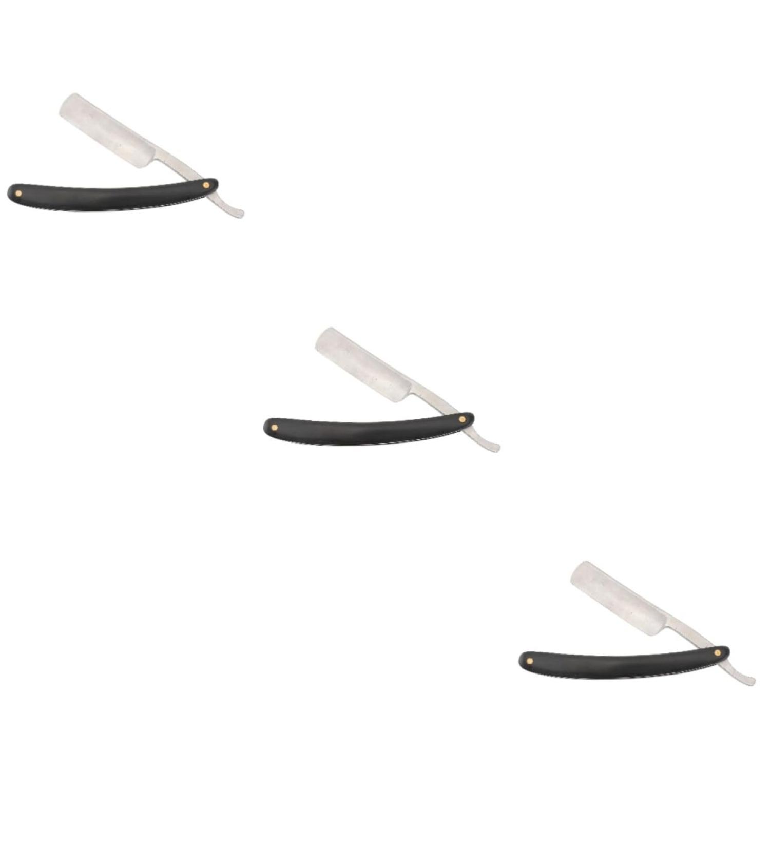 Magiclulu 3-in-1 Razor Sharpener & Manual Shaving Razor for Men Precision Haircutting Tools with Wooden Handle - Buy Online on GoSupps.com