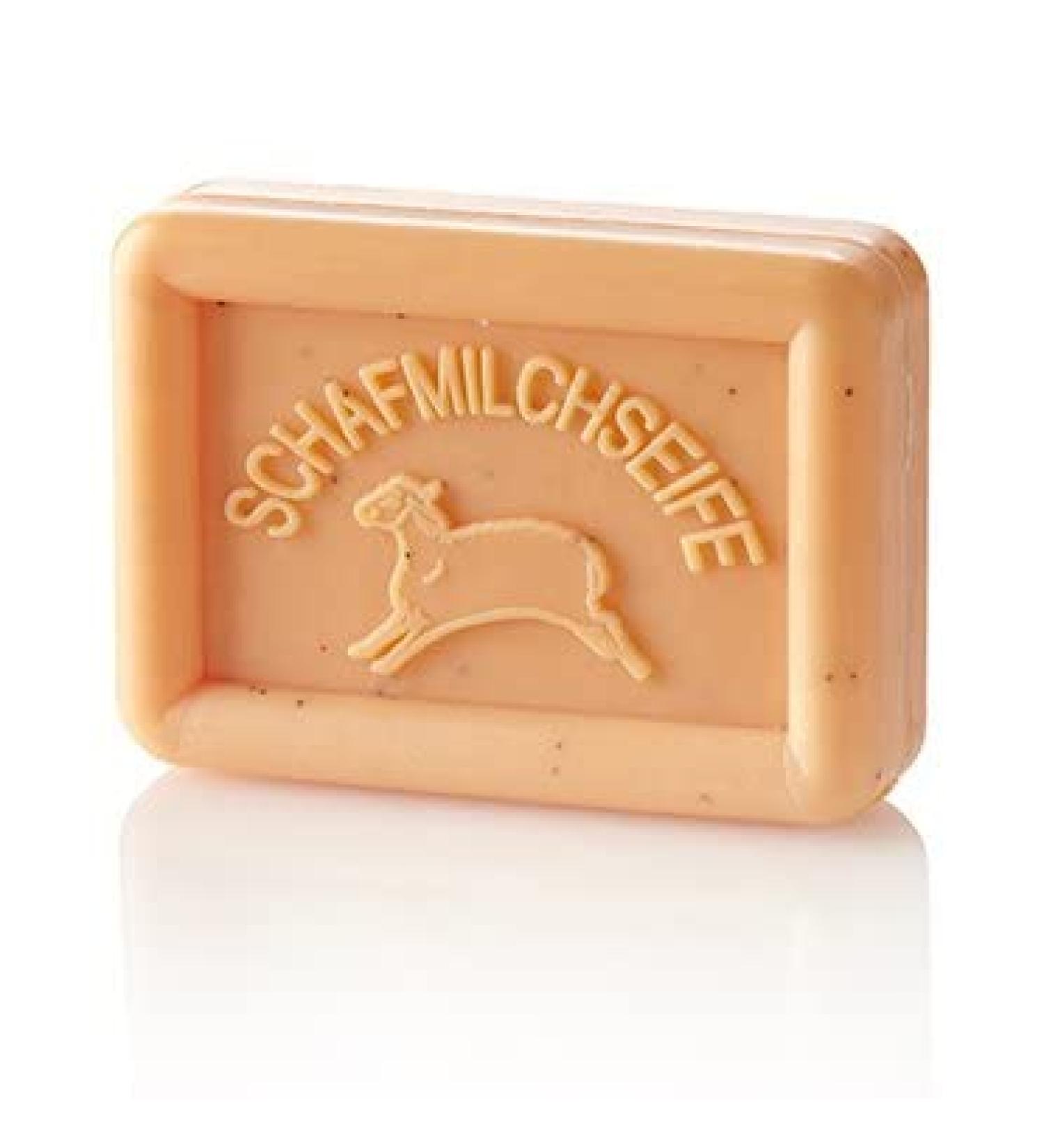 12fadenline OVIS Sheep Milk Soap 100 g Cleaning and Maintenance with Sheep Milk in Paper Packaging / Zero Waste Without Microplastic or Mineral Oil