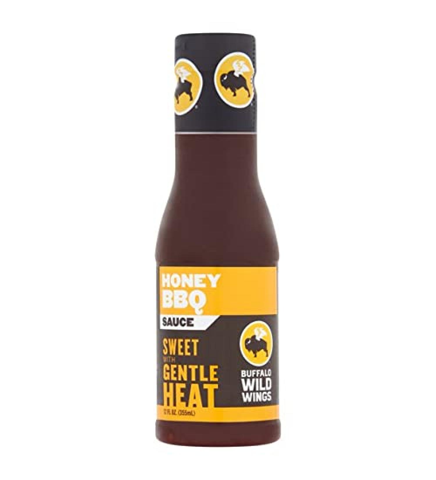 Al Amin Foods Honey BBQ Sauce - Sweet with Gentle Heat - 12 fl.oz (355g) - Buffalo Wild Wings - Buy Online on GoSupps.com