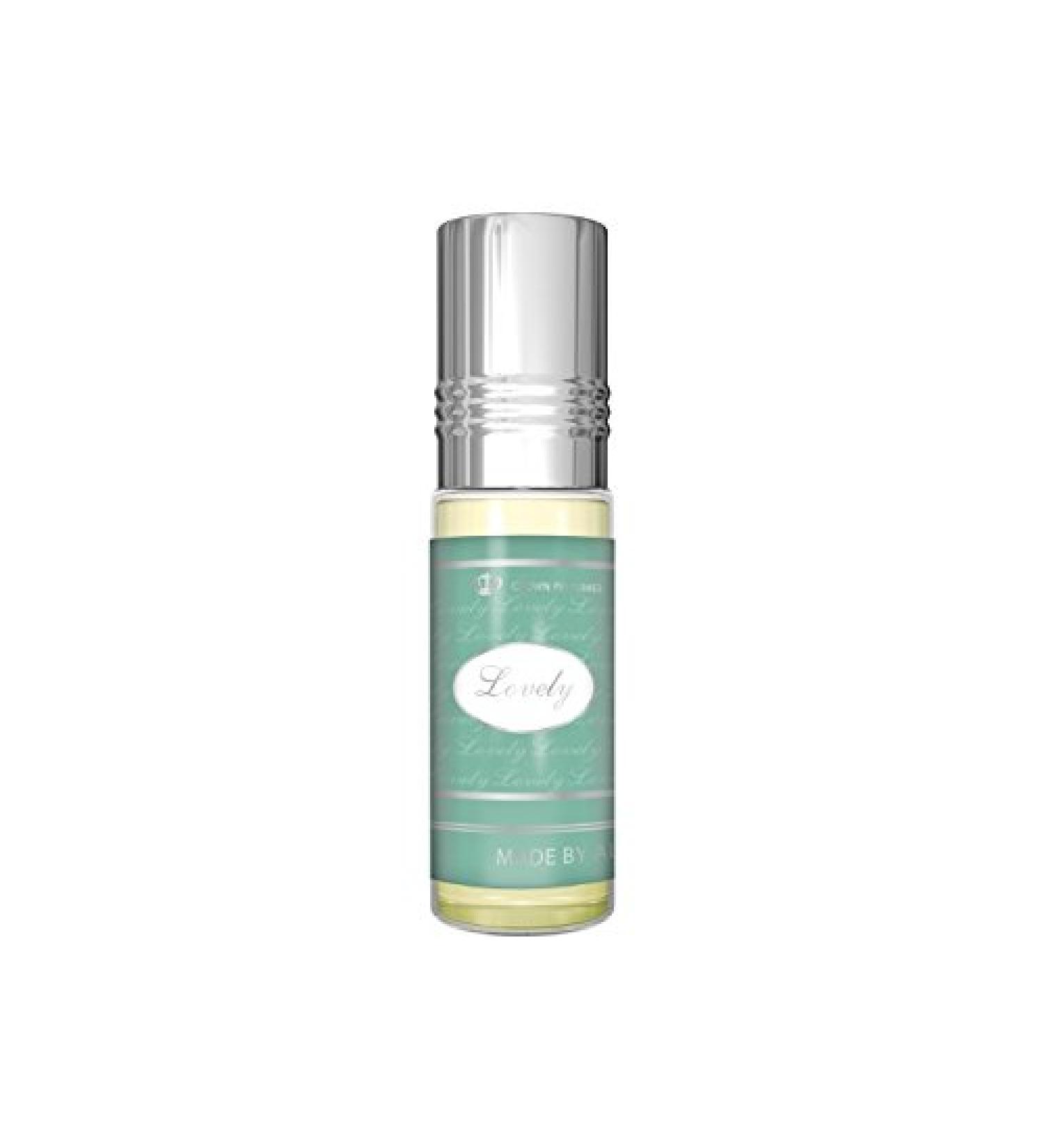 Lovely - 6ml (.2 oz) Perfume Oil by Al-Rehab (Crown Perfumes) Citrus Floral 0.2 Fl Oz (Pack of 1)
