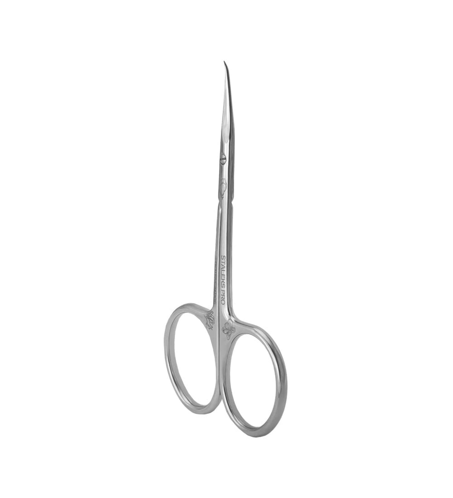 Exclusive 21 Professional Cuticle Scissors with Curved Tip TYPE 2 (Design: Fior di Magnolia) - Buy Online on GoSupps.com