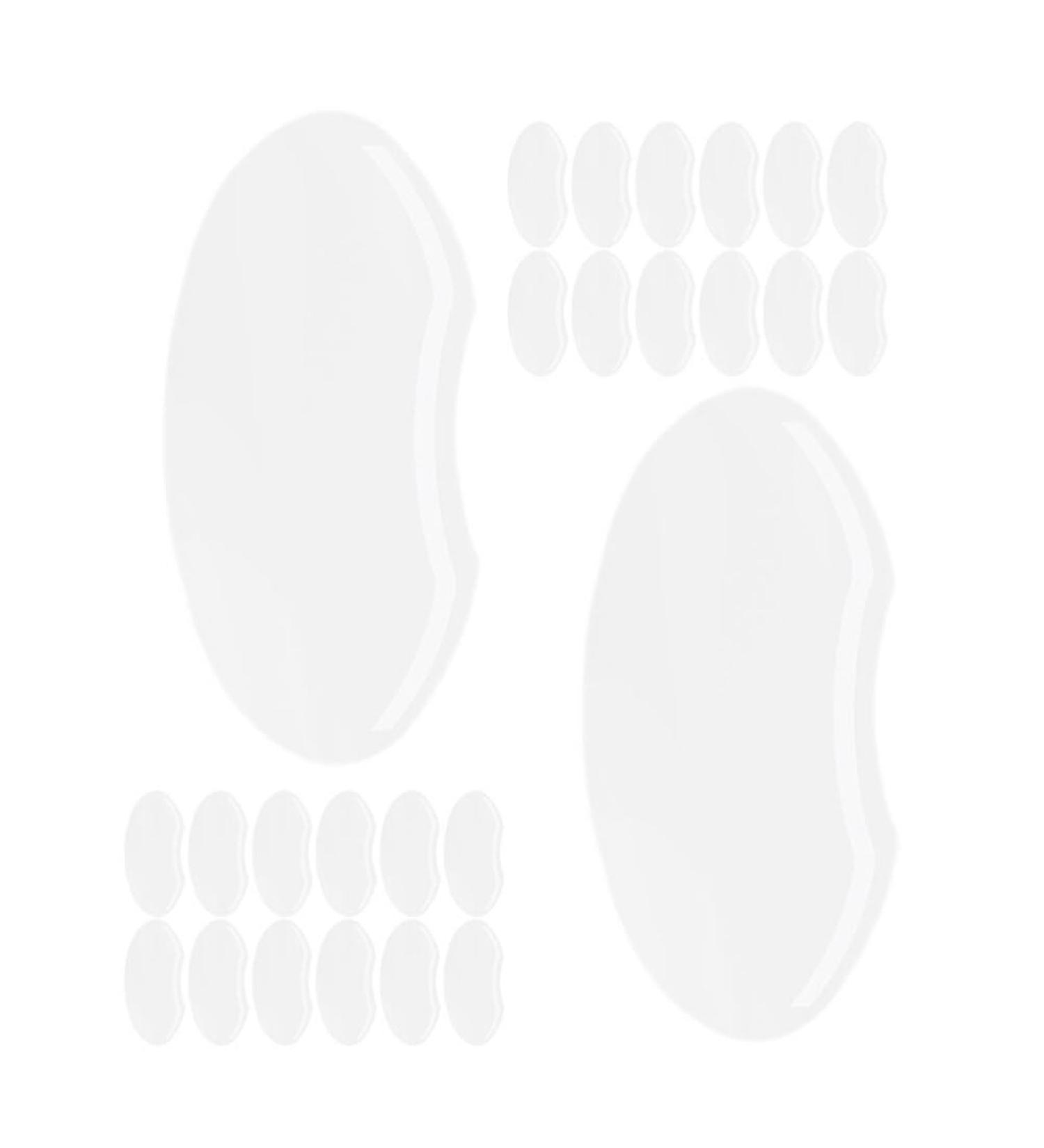Beaupretty 300pcs Transparent Plastic Facial Protectors Eye Protectors Barber Supplies Facial Covers Protections - Buy Online on GoSupps.com